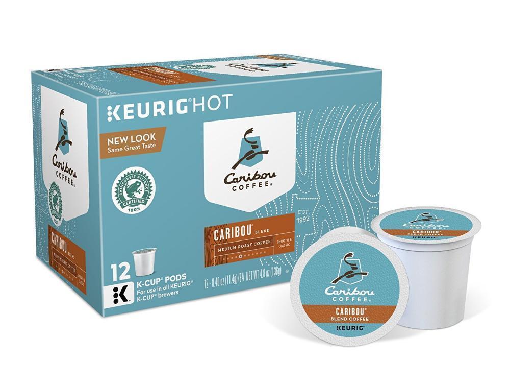 Caribou Blend Coffee 24 to 144 Keurig K cup Pods Pick Any Size FREE SHIPPING