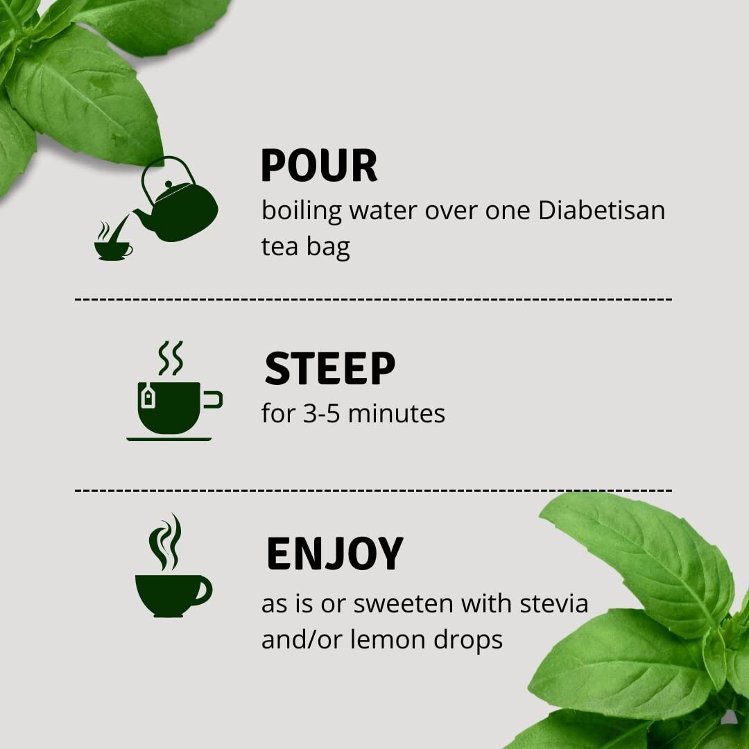 Deabetisan Herbal Tea – 100% Natural Sugar Balance Tea Blend 25 Teabags from Per
