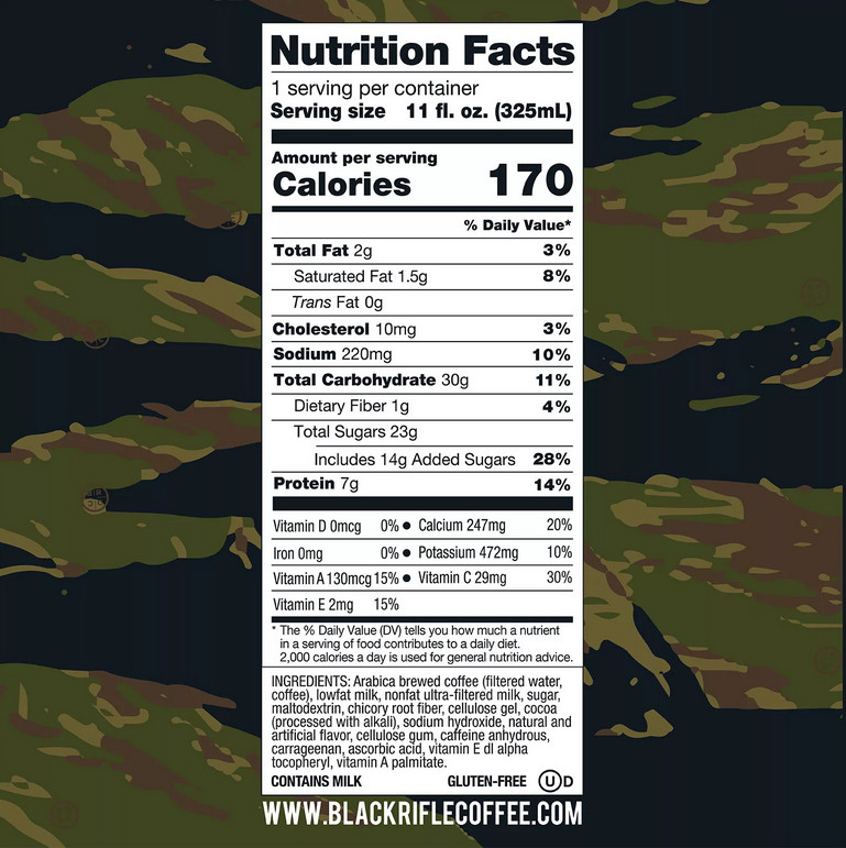 Black Rifle Coffee Company Espresso Mocha, 11 fl. oz., 12 pk.