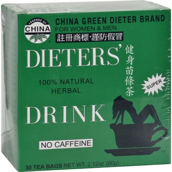 Dieters’ 100% Natural Herbal Drink, No Caffeine, 60grams – 30 Tea Bags