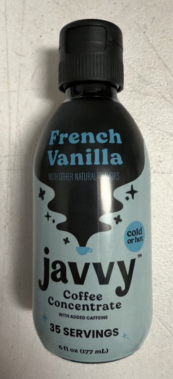 Javvy French Vanilla Coffee Concentrate 35 Servings – New!