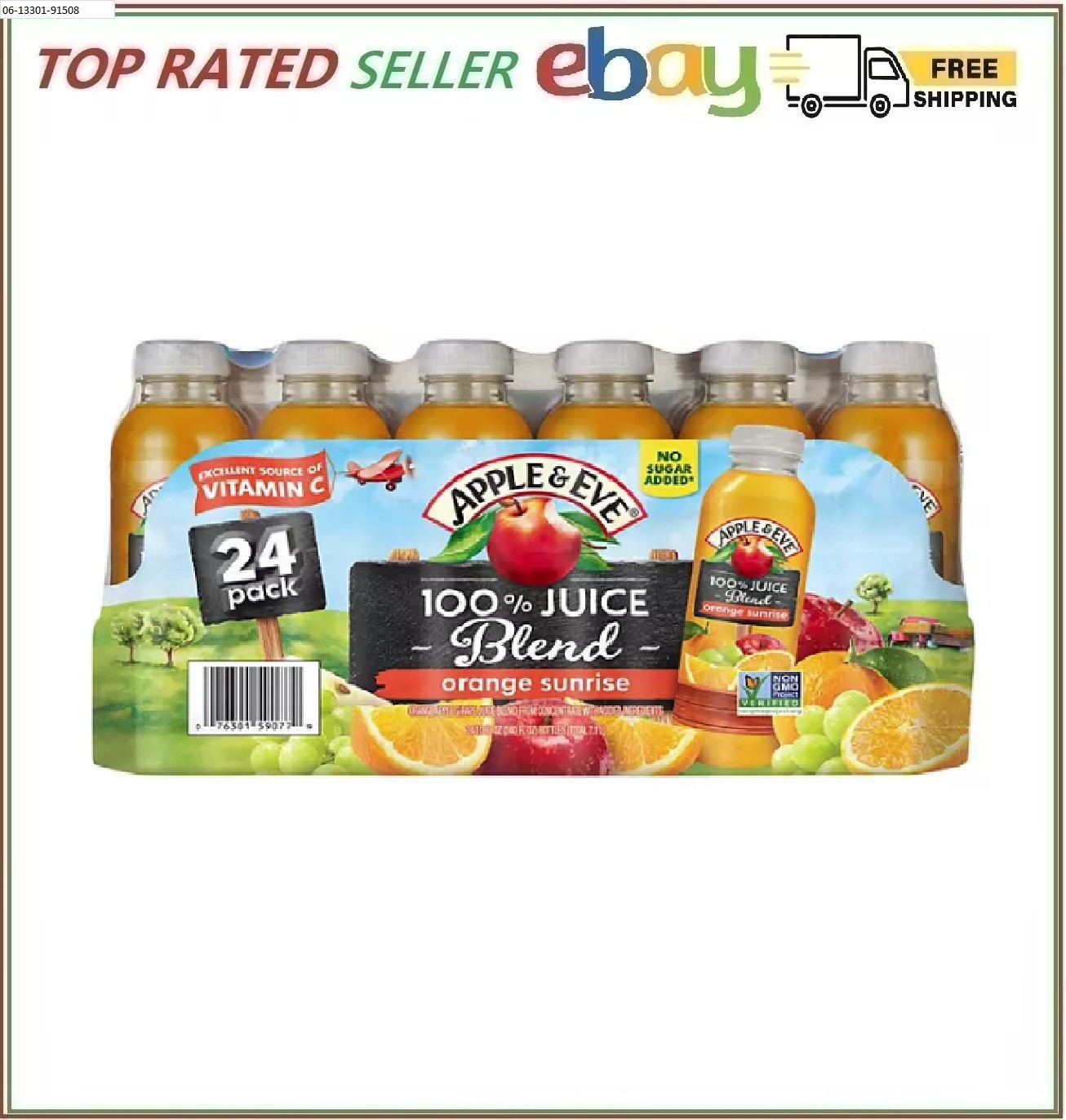 Apple & Eve 100% Juice Orange Sunrise Blend 10 fl. oz., 24 pk.