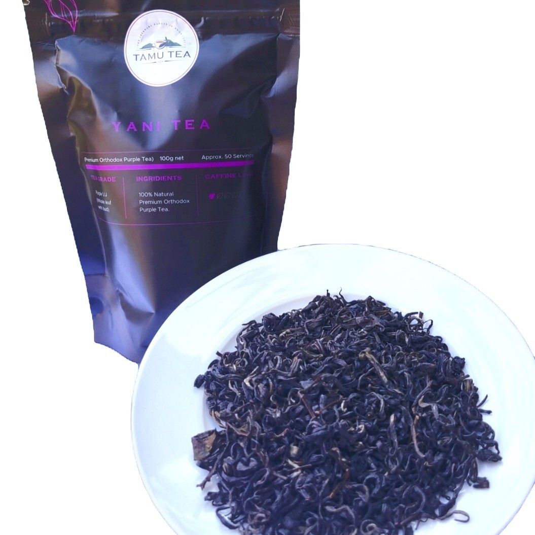 YANI TEA – 100% Natural Premium Orthodox Purple Tea