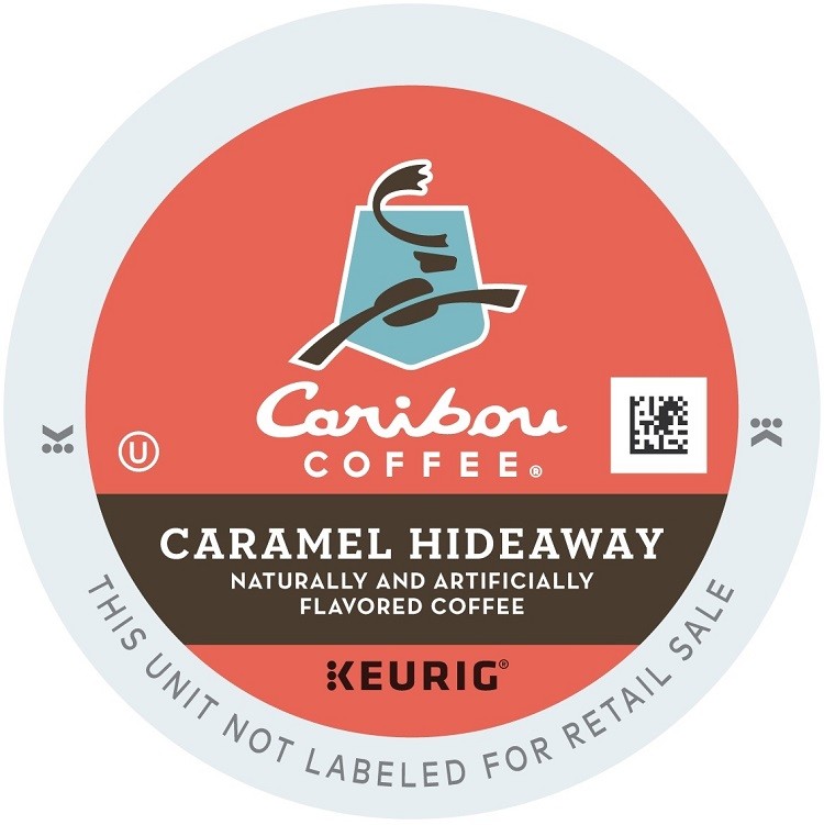 Caribou Caramel Hideaway Coffee 24 to 144 Keurig K cups Pick Any Size FREE SHIP