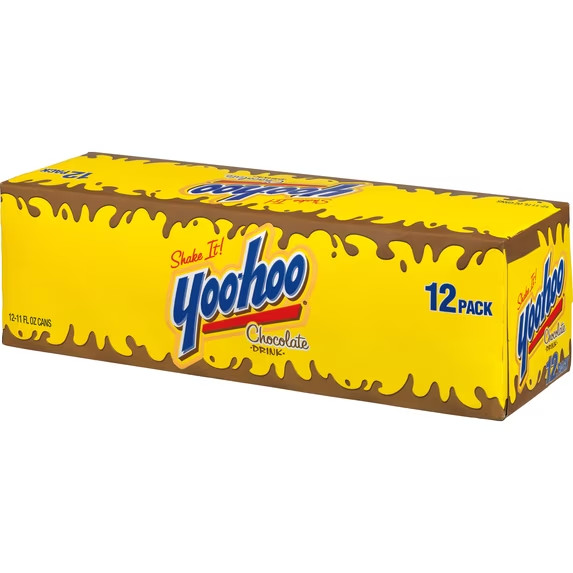 Yoo-hoo Chocolate Drink, 11 Fluid Ounce, 12 Pack Cans New