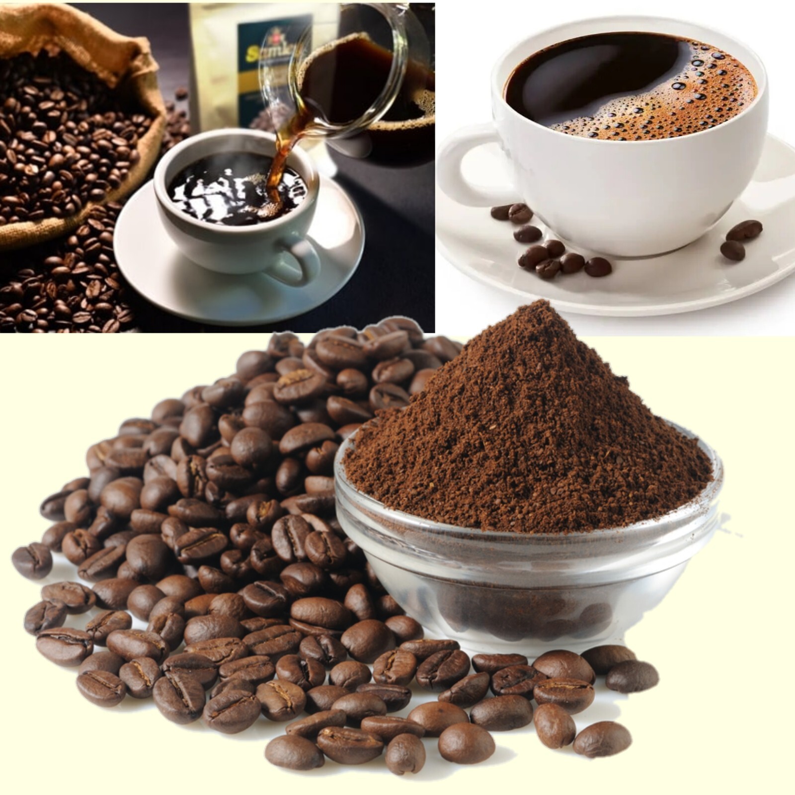 HARISCHANDRA Ceylon Black Coffee Powder Natural Pure Organic 20g/50g/100g/200g