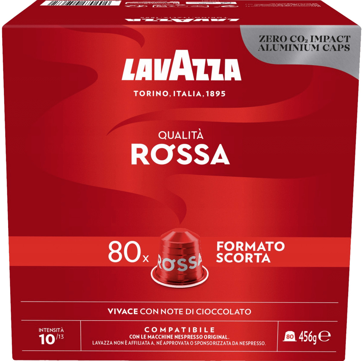 80 pods LAVAZZA Aluminum espresso capsules for Nespresso original FREE SHIPPING