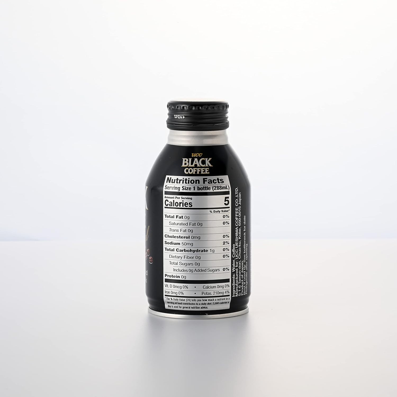 UCC Ready to Drink Black Coffee, 9.74 FL OZ (Pack of 24). Imported from Japan