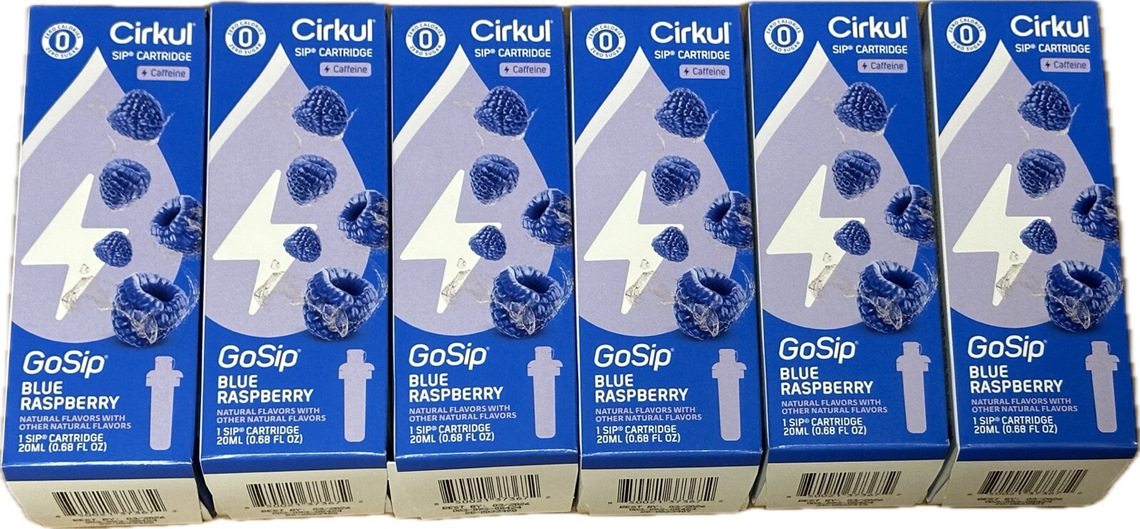 (24 Pack) Blue Raspberry Cirkul GoSip Flavor Cartridges 3/2026