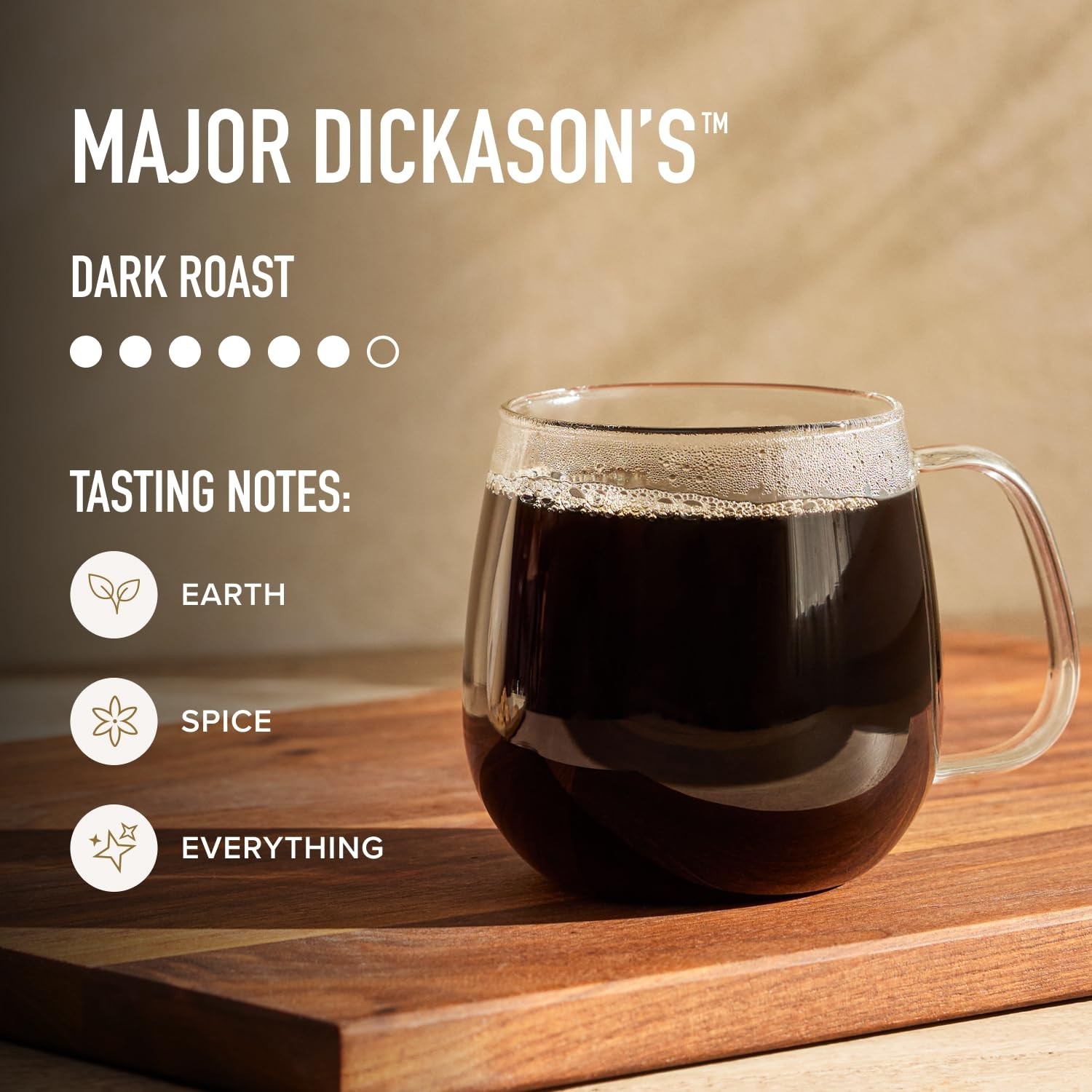 Peet’s Coffee Major Dickason’s Blend Dark Roast K-Cup Pods 75 Count