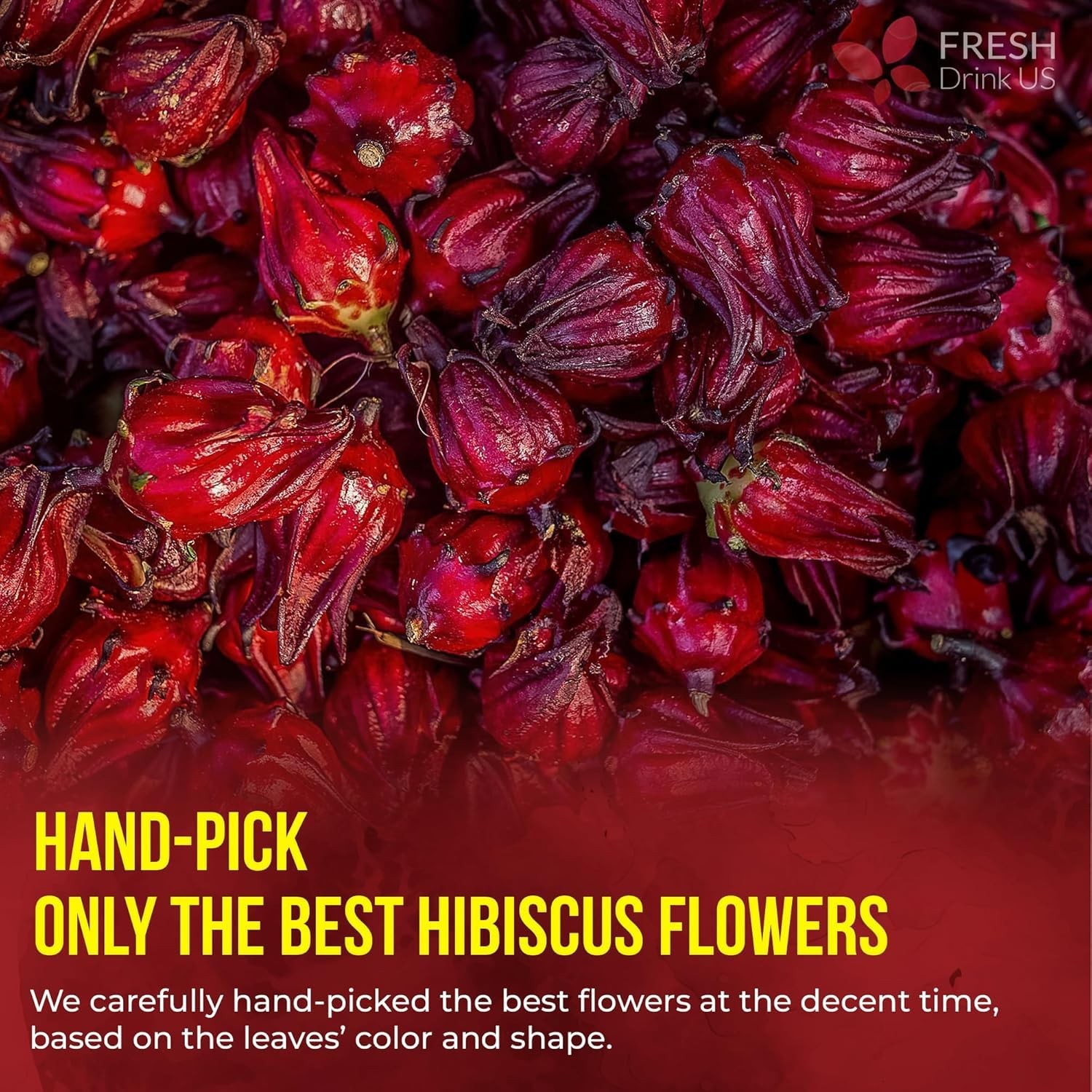 , 140 Bags Hibiscus Flowers Tea, 100% Natural and Pure. Loose Flower Hibiscus…