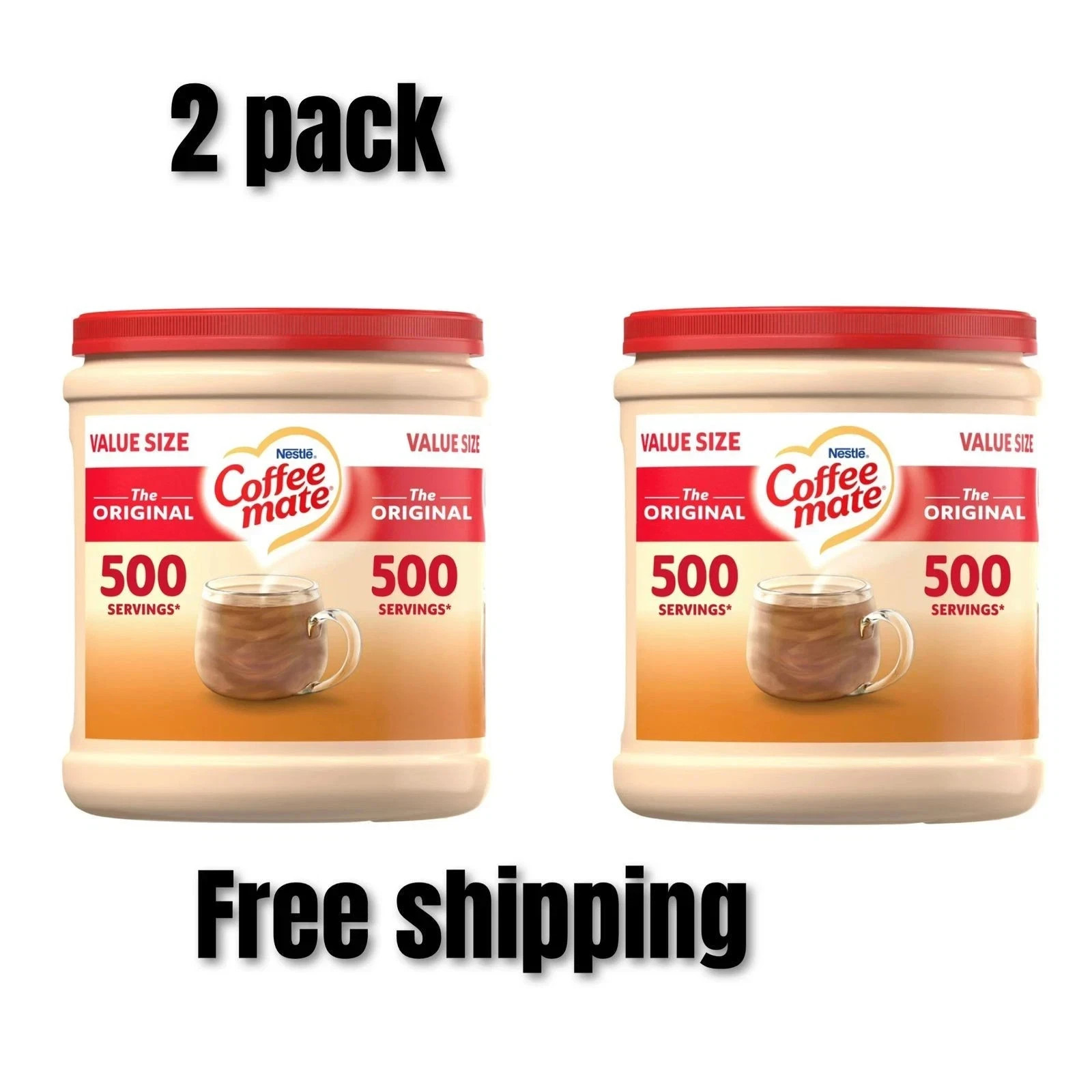 (2 pack) Nestle Coffee Mate, The Original Powdered Coffee Creamer, 35.3 oz