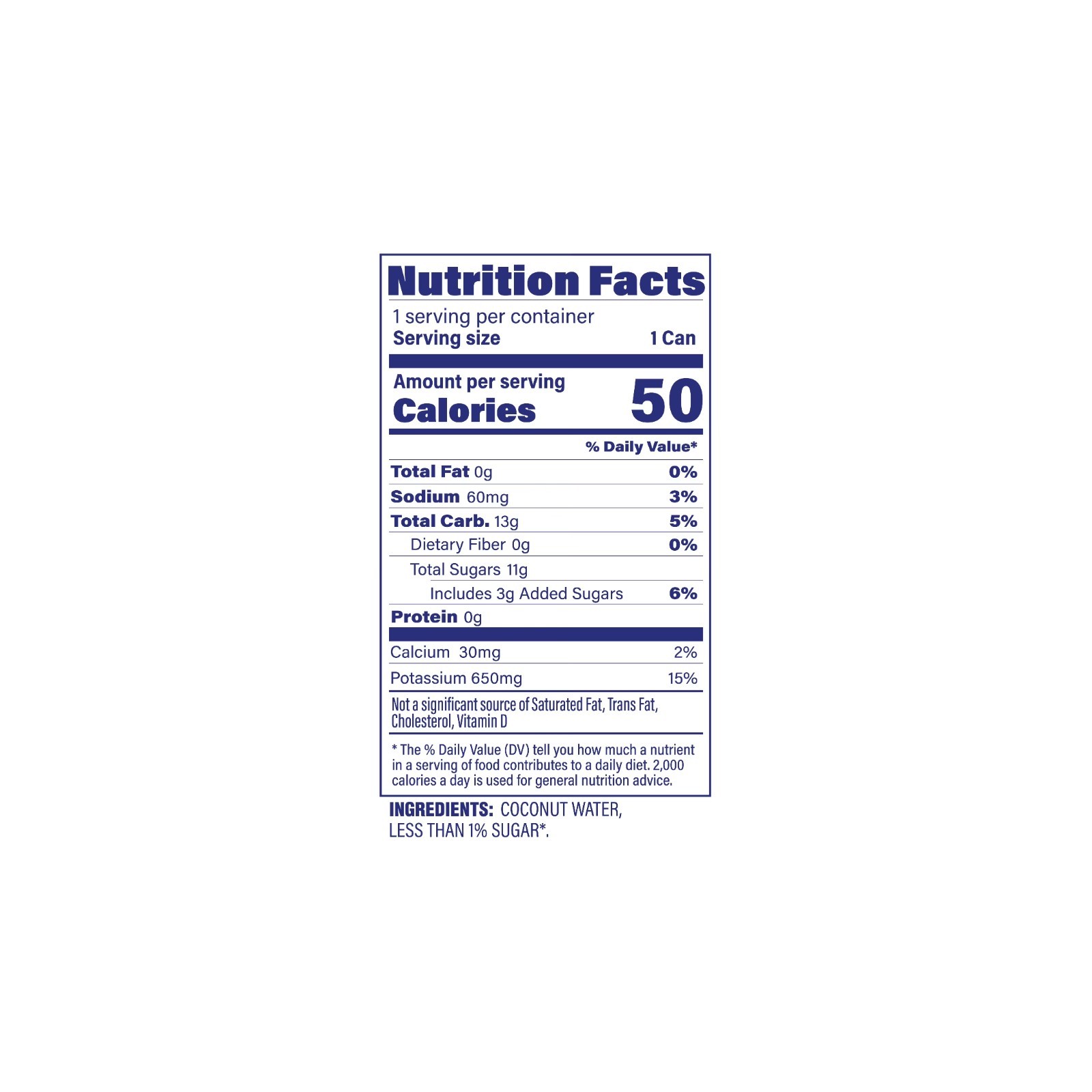 C2O Pure Coconut Water, Coconut Water Hydration Pack, 10.5 fl oz, 8 Pack.