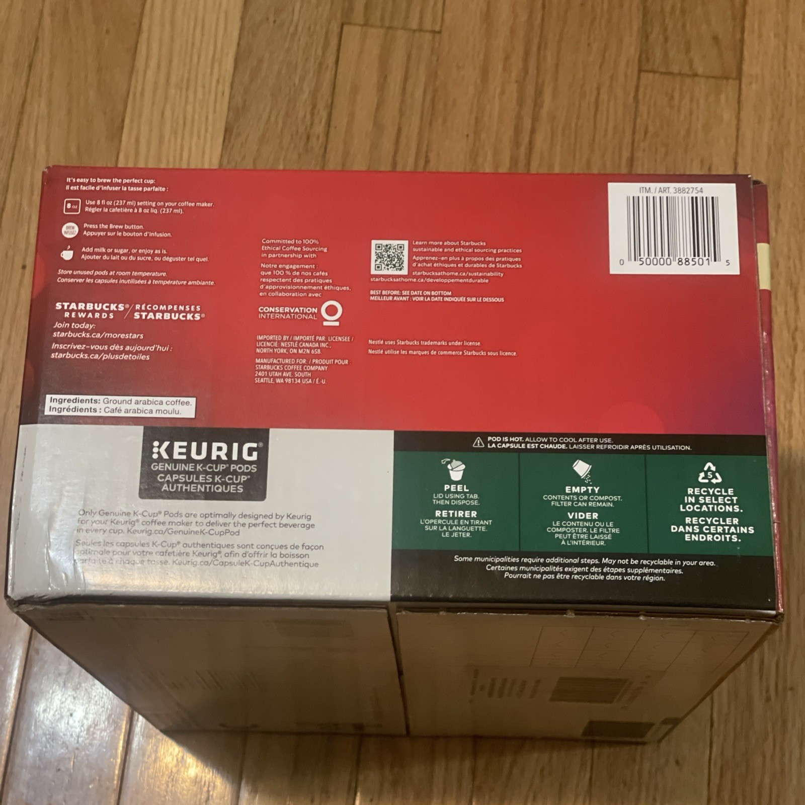 54 Pack Starbucks Holiday Blend K-Cup Coffee Pods New *Sealed*
