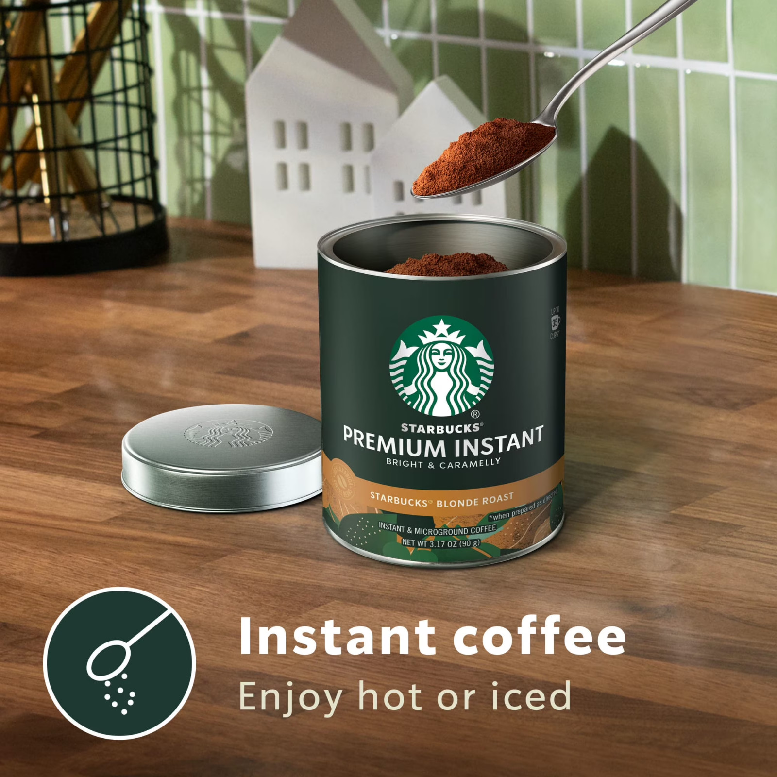Starbucks Premium Dark Roast Instant Coffee, 3.17 oz