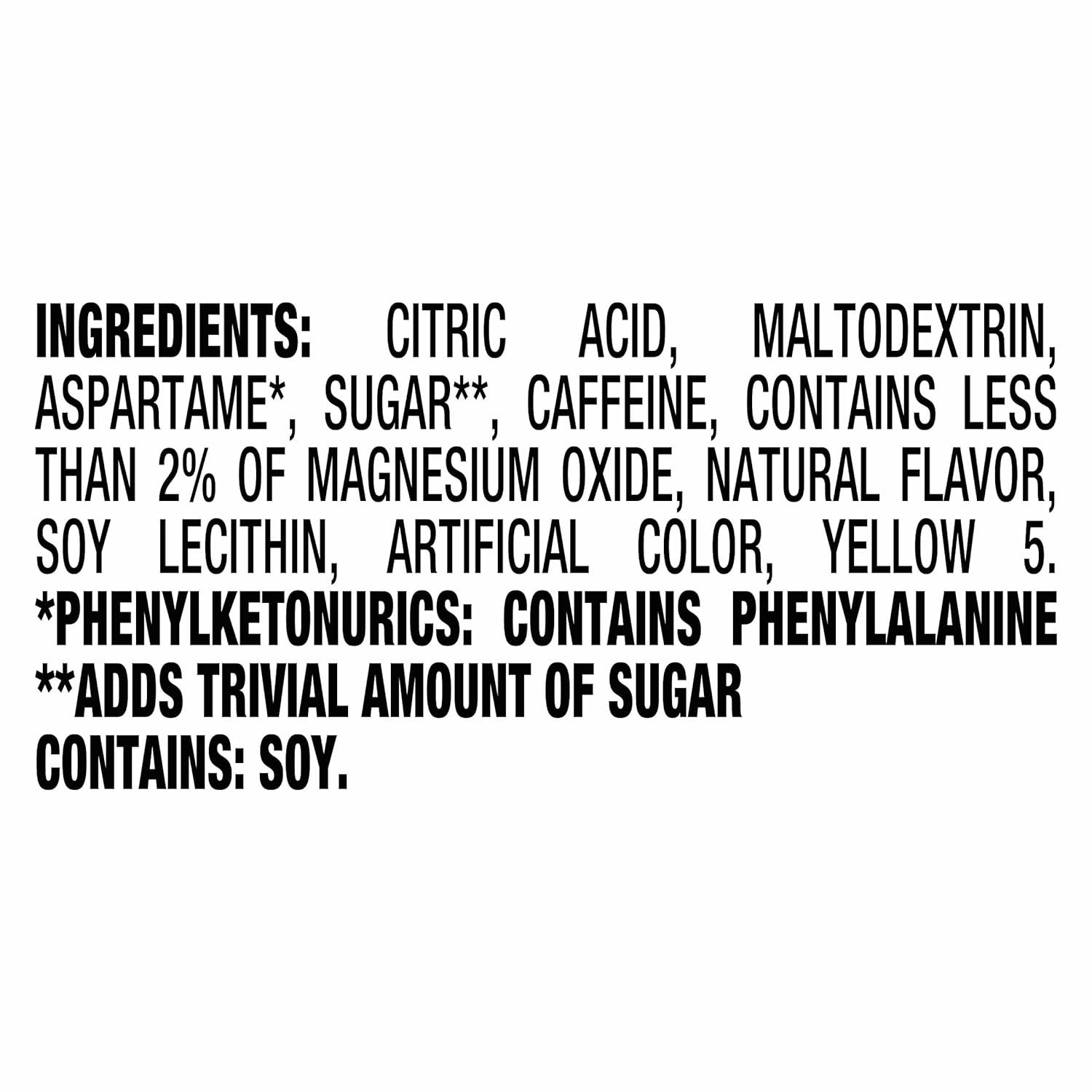 Refreshing Citrus Sugar-Free Drink Mix – 10 Single Serve Powder Packets