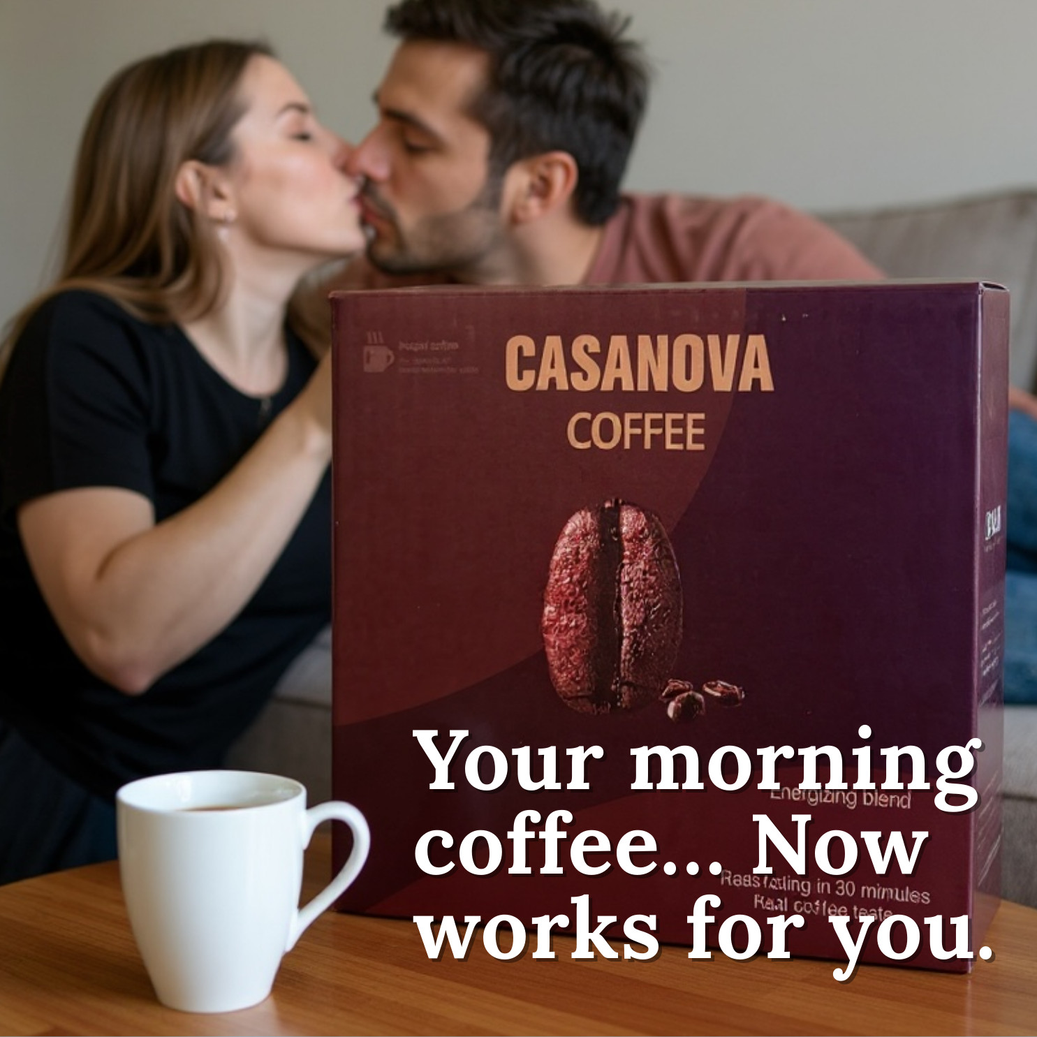 Casanova Coffee™ Male Enhancement Blend (10-Pack) | Energy, Stamina, Performance