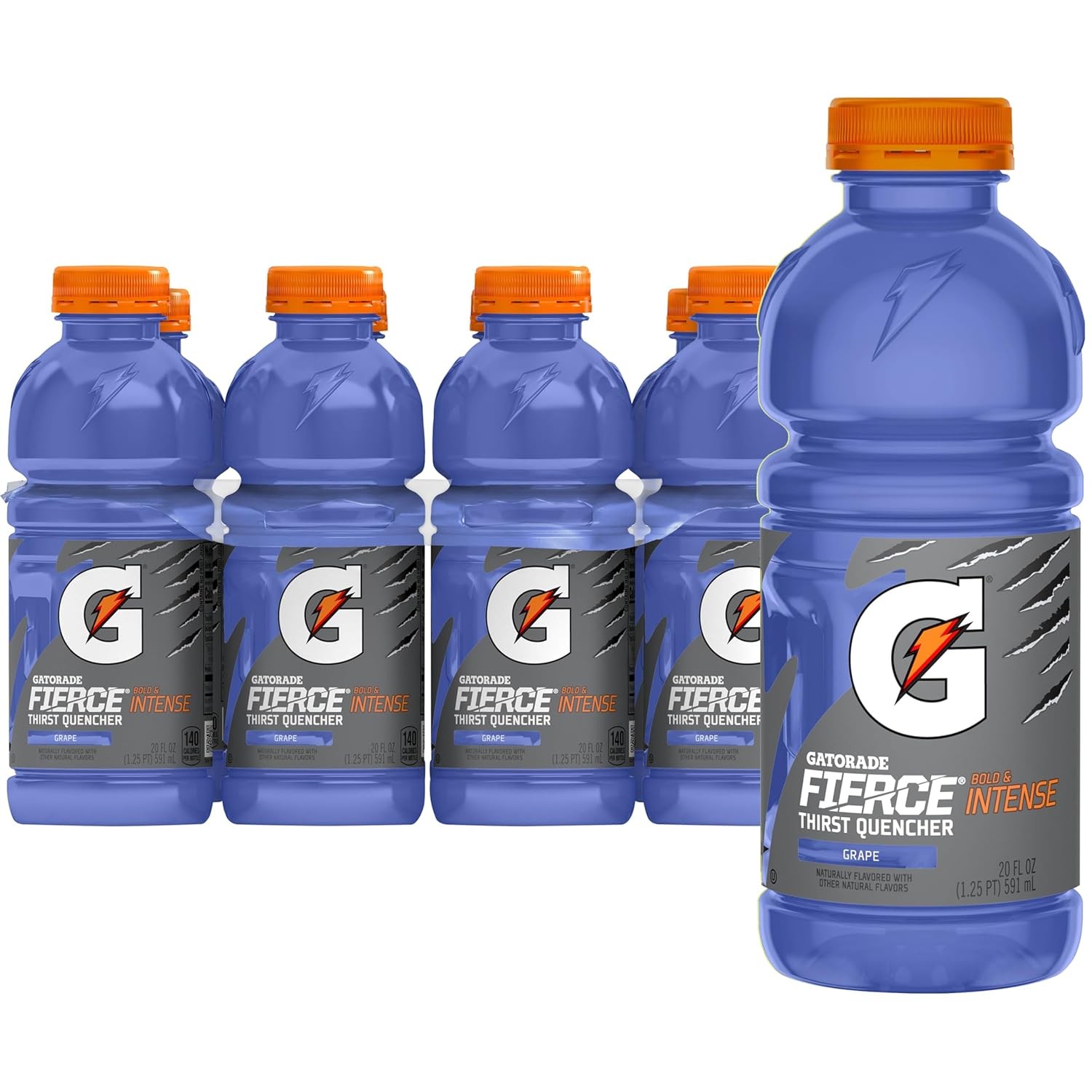 Gatorade Thirst Quencher Sports Drink 20oz Bottles, 8 Pack (Selet Flavor)