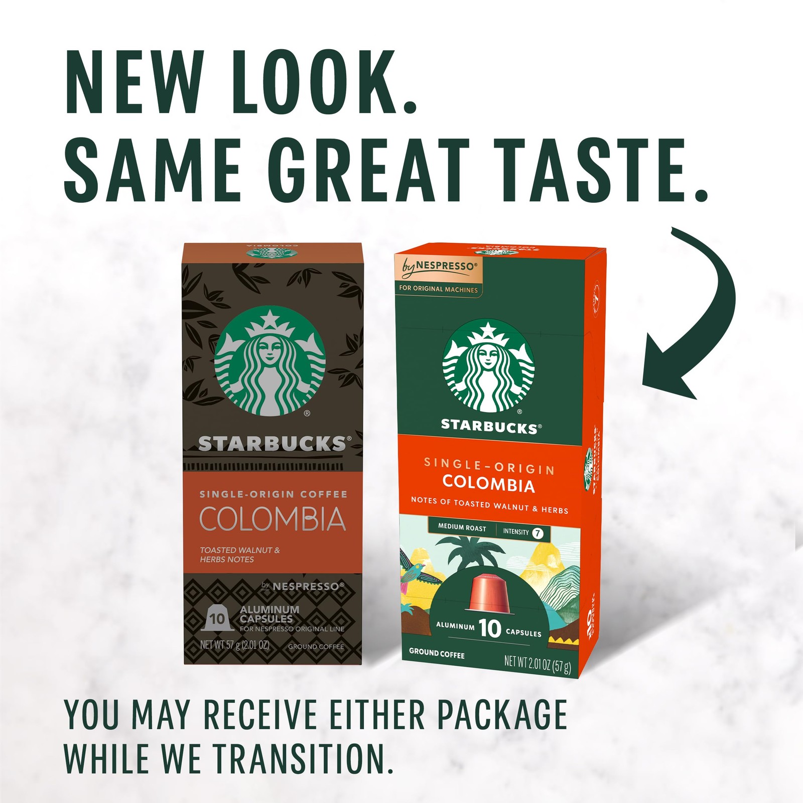 Starbucks by Nespresso Original Line Single-Origin Colombia Medium Roast Coff…