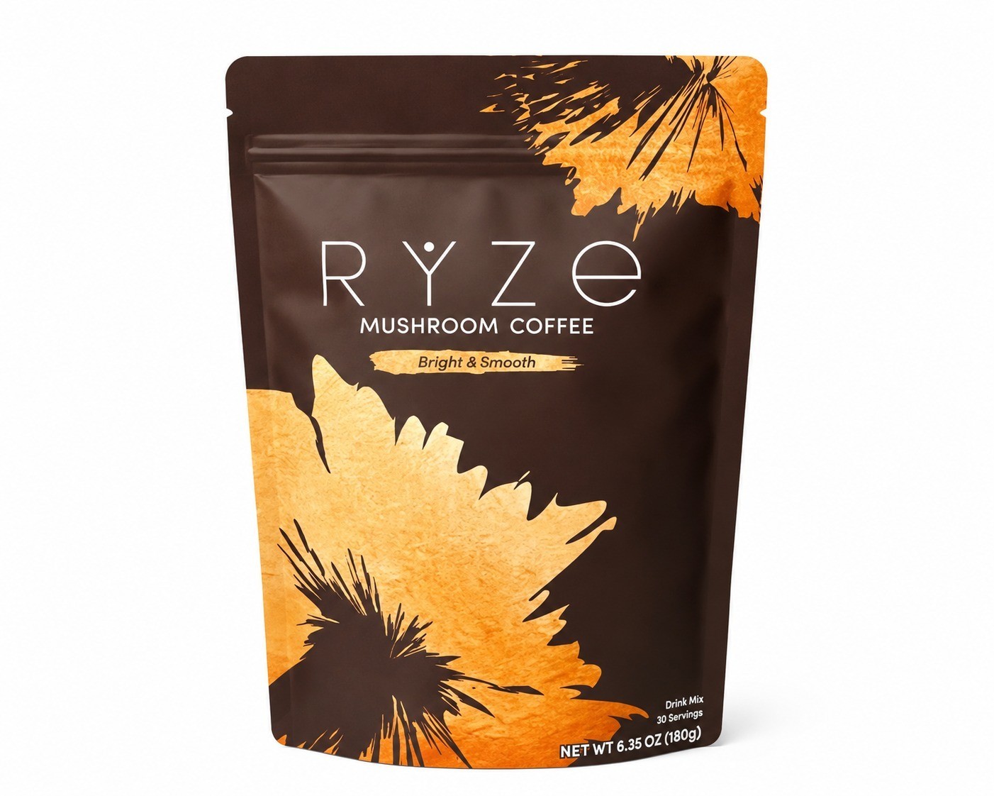 RIZE Mushroom Coffee Bright & Smooth Drink Mix 180g 30 Servings