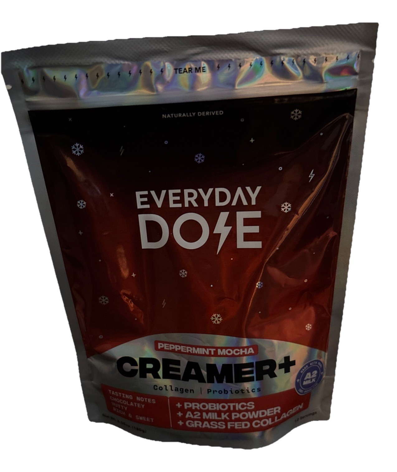 Everyday Dose Peppermint Mocha Creamer + Collagen & Probiotics – 6.35oz
