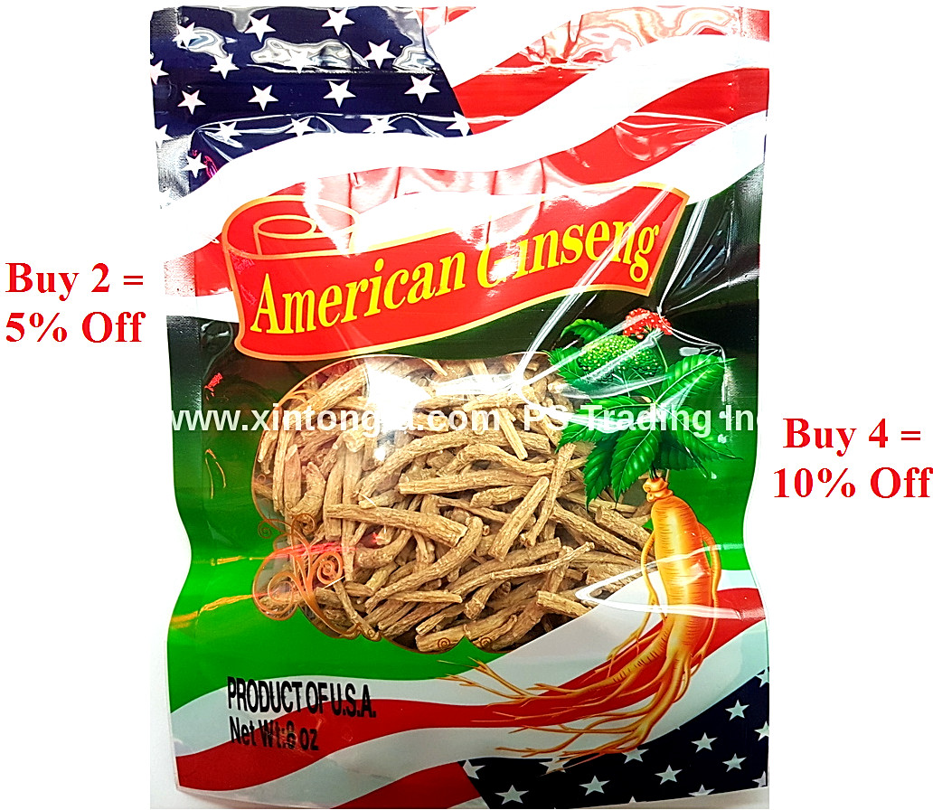 Premium Grade American Ginseng Prongs 6-7 Years 美國花旗蔘肶 剪口 (8oz/16oz)
