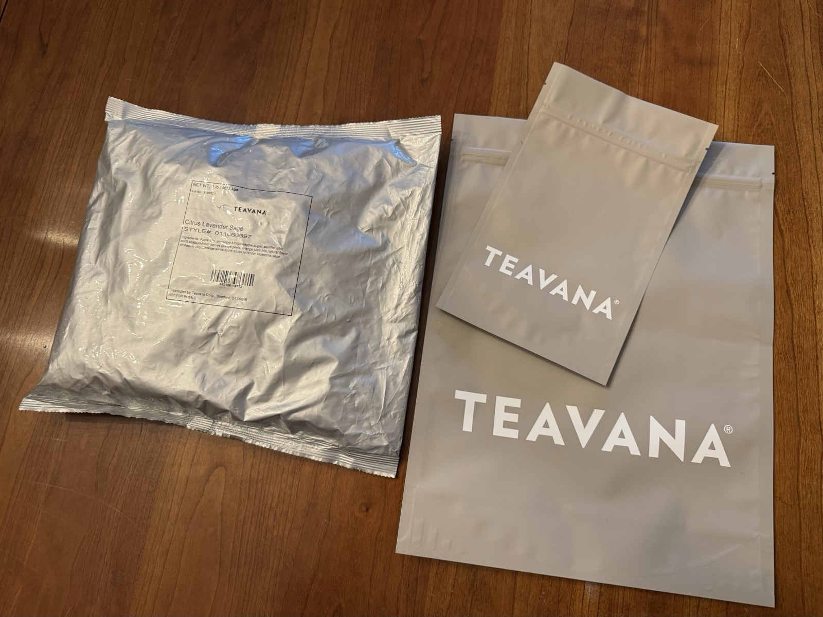 Teavana Citrus Lavender Sage Lose Leaf Tea Factory Sealed 1lb (16oz) bag.