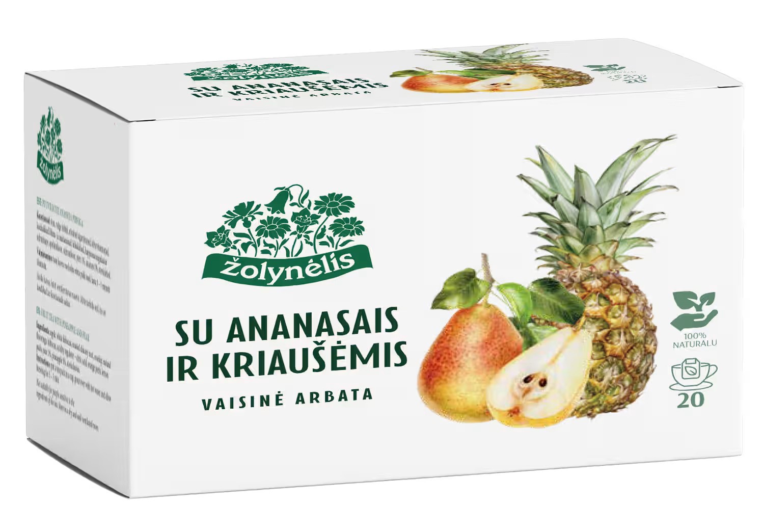 ZOLYNELIS NATURAL FRUIT TEA 6 Flavors Bundle (120 servings total) 6 Boxes x 50g