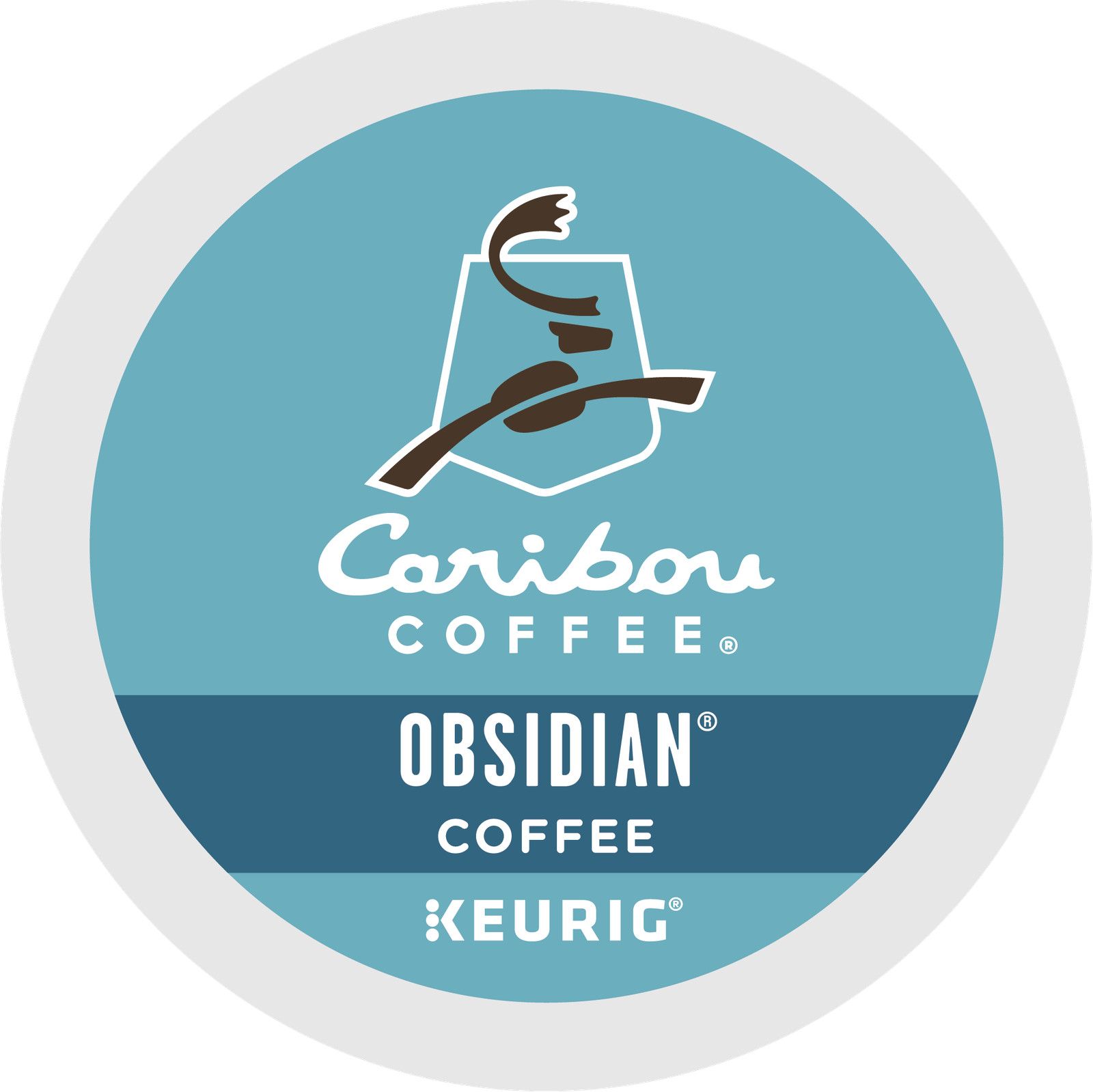 Caribou Coffee Obsidian® Coffee K-Cup® Pods Box 24 Count – Keurig® Single Serve