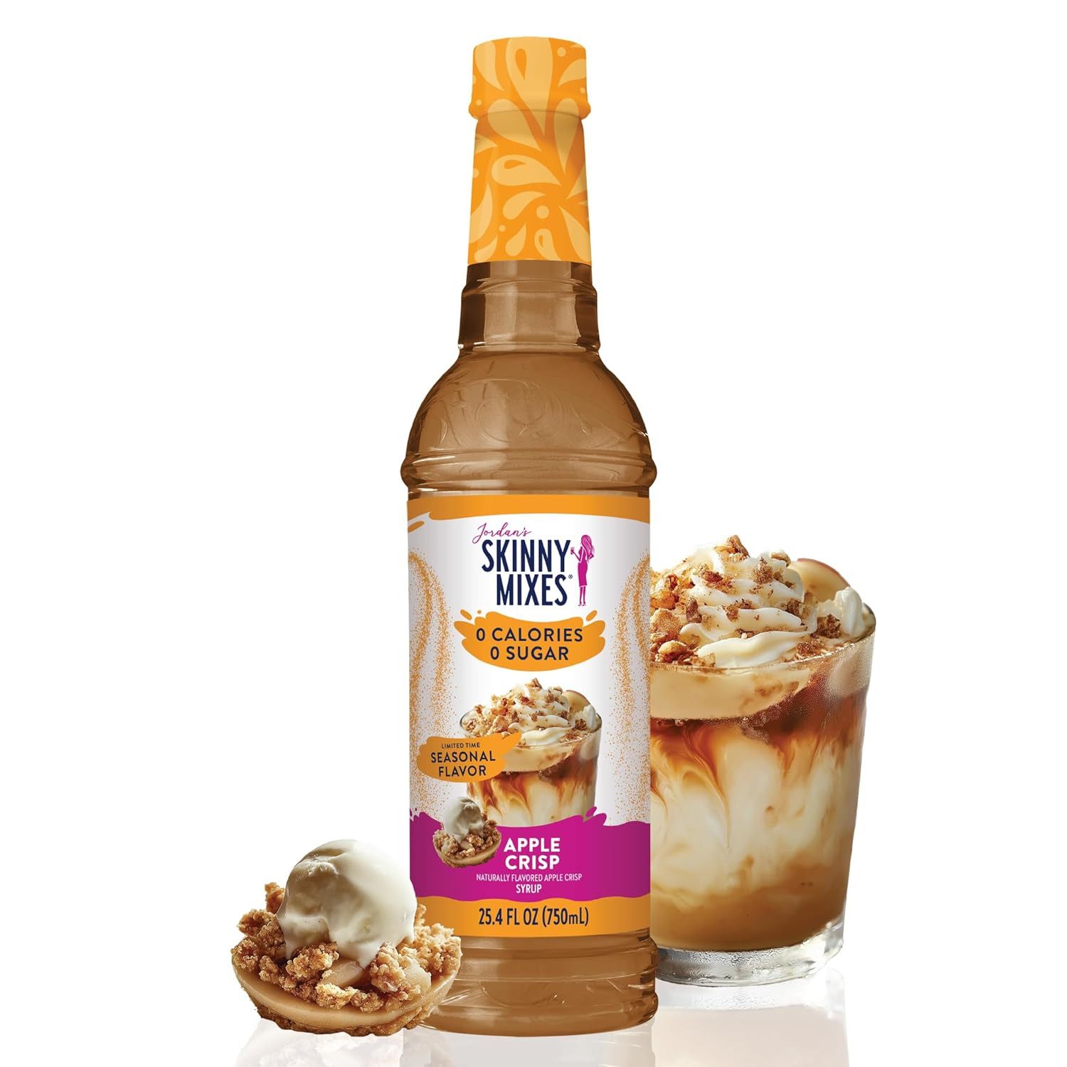 Sugar Free Coffee Syrup, Holiday Fall Syrup Trio Coffee Flavoring Syrup, Zero Ca