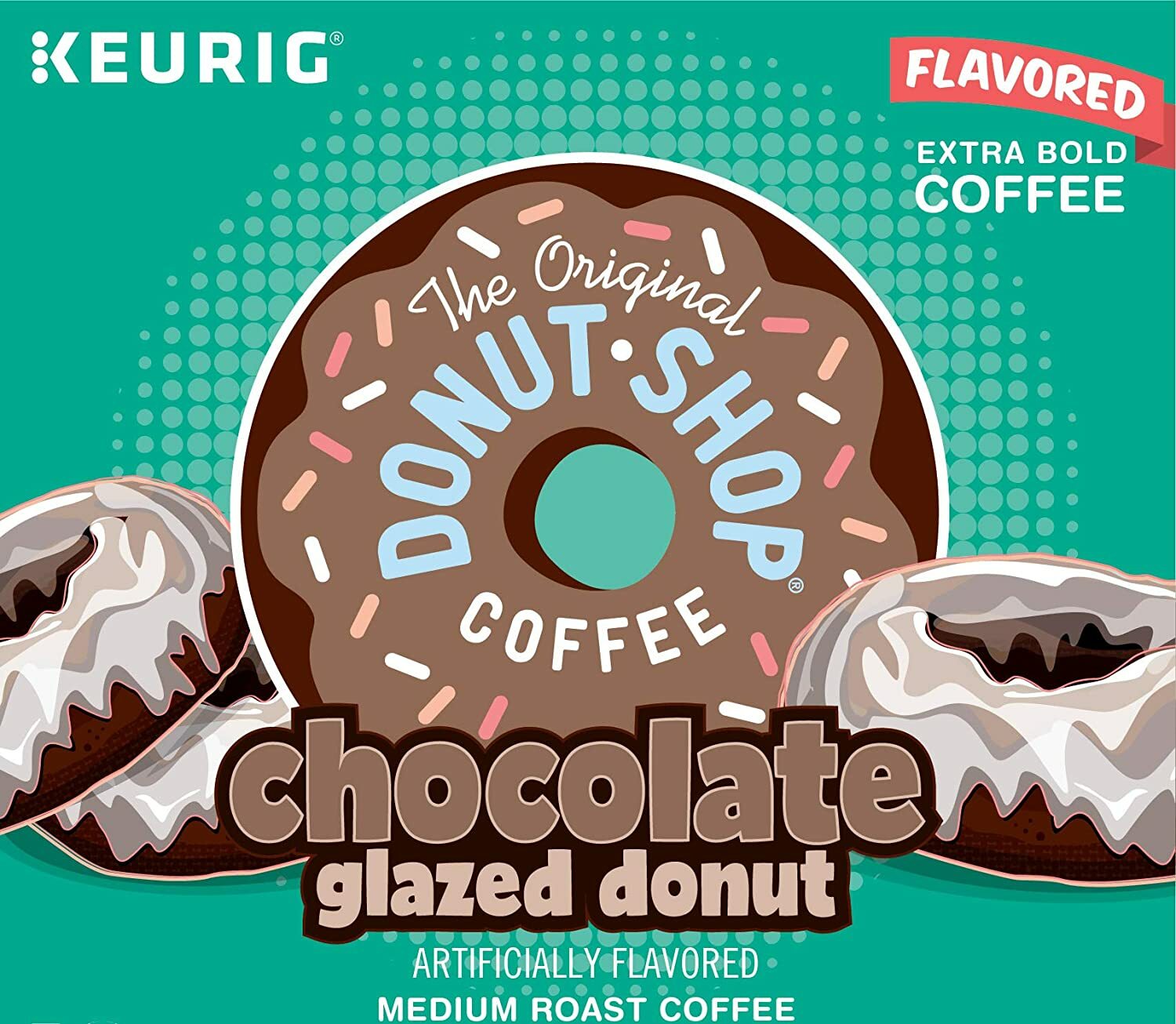 The Original Donut Shop Chocolate Glazed Donut Coffee 24 to 144 K cup Pick Size