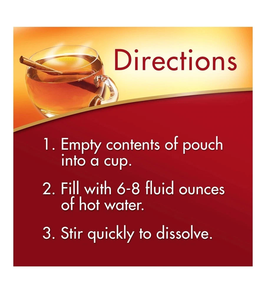 Alpine Original Spiced Apple Cider Instant Drink Mix-0.74 Oz Pouch -120 pack