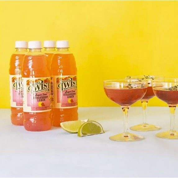 Nature’s Twist Sugar Free Strawberry Lemonade 16.9oz 24 Bottles