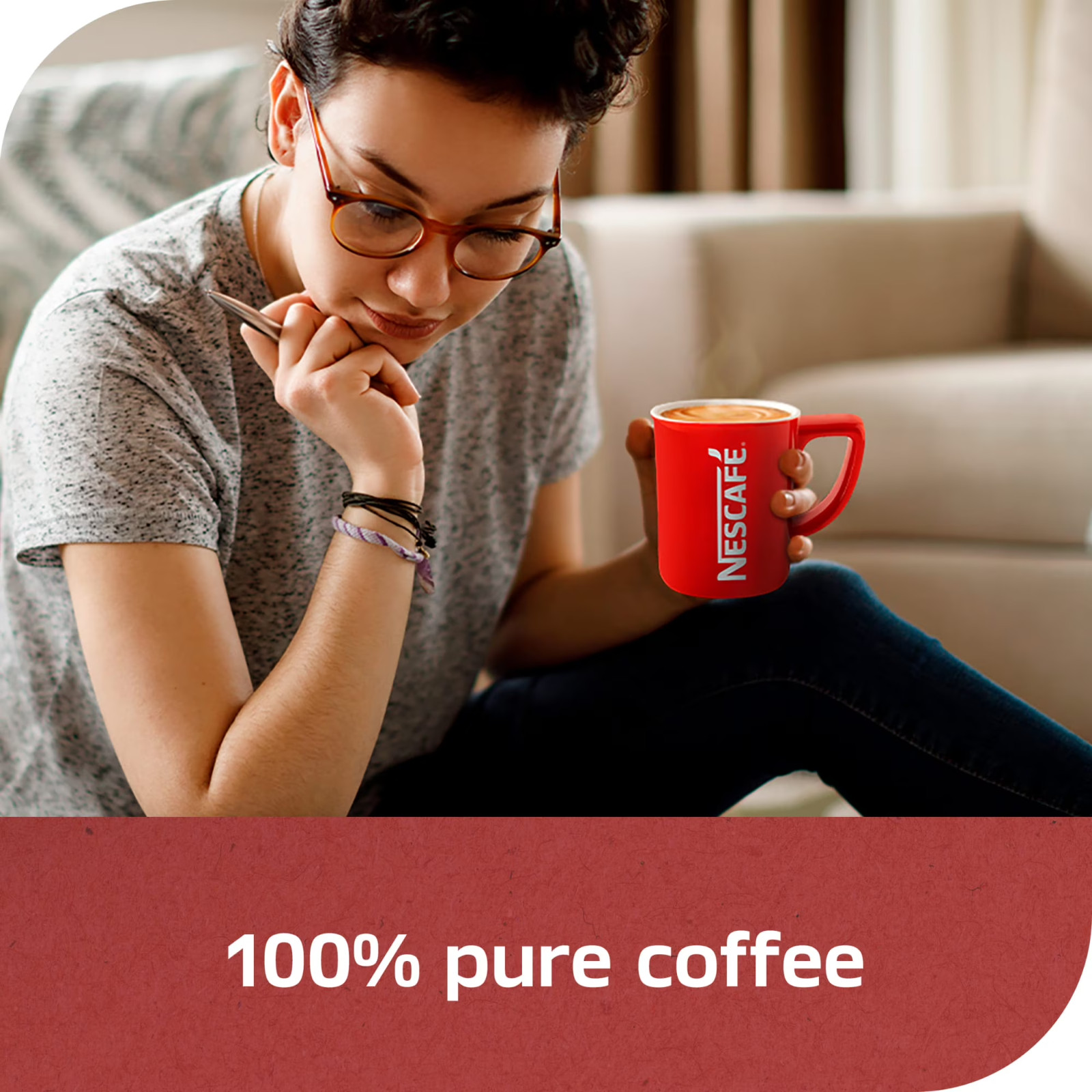 NESCAFÉ CLÁSICO Dark Roast Coffee, Instant Coffee, 3.5 oz, 3 Jar