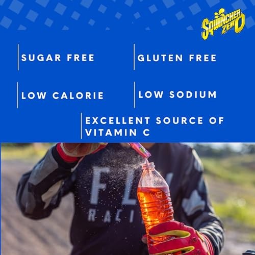 Sqwincher Sugar Free Mixed Berry Sports Drink Mix Powder PK50 0.11 oz