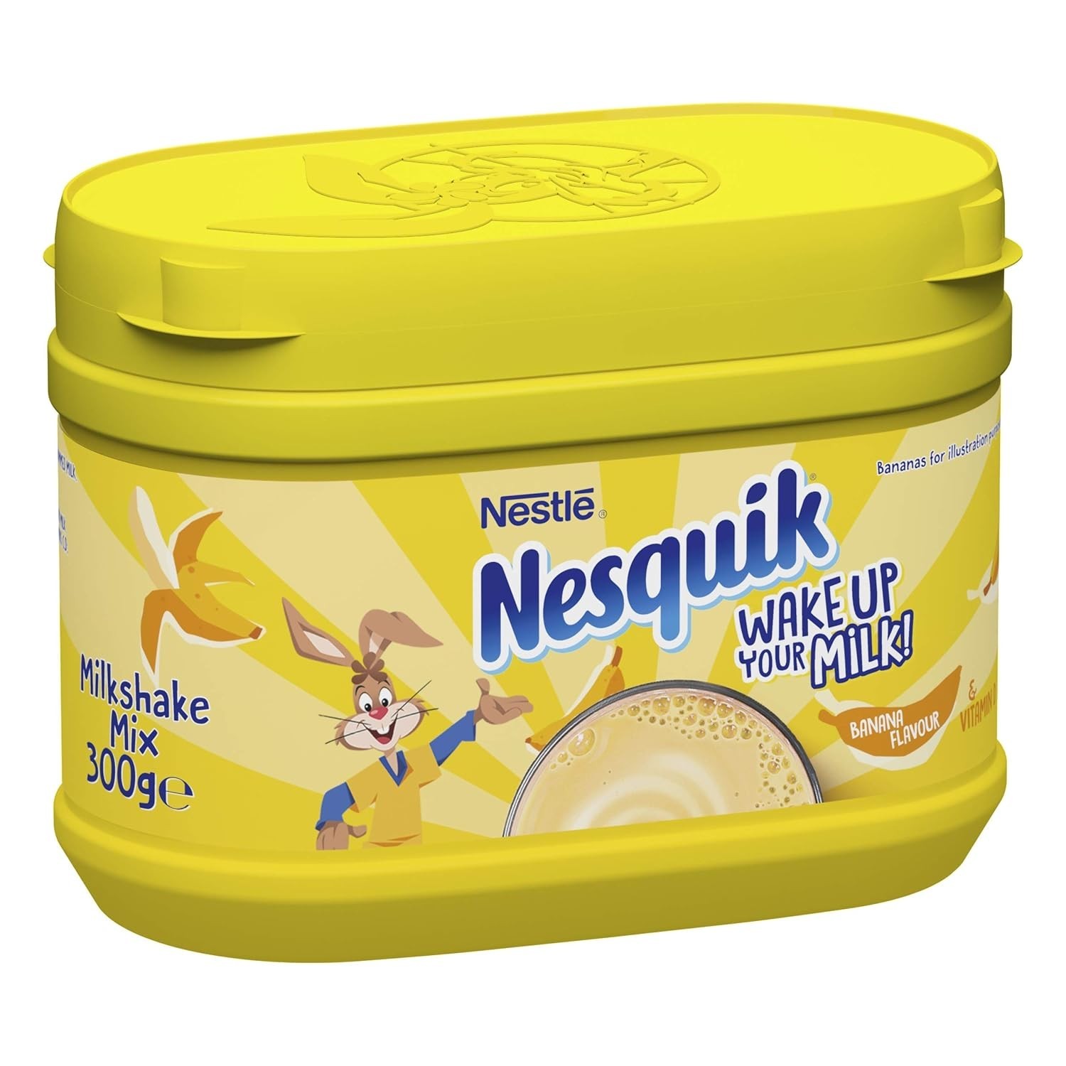 Banana Flavour Milkshake Powder 300g Pack of 5 Vit D C Calcium All Ages