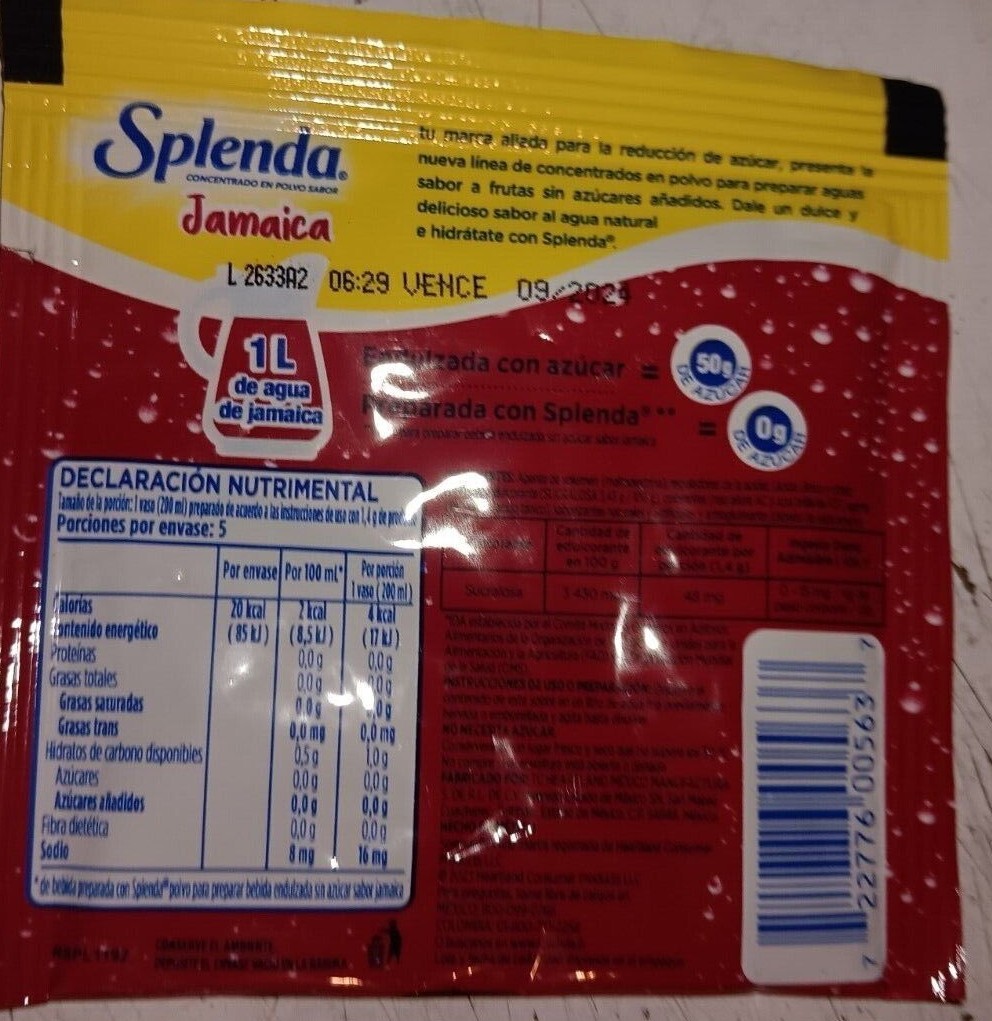 Splenda Mexican Drink – Assorted Flavors