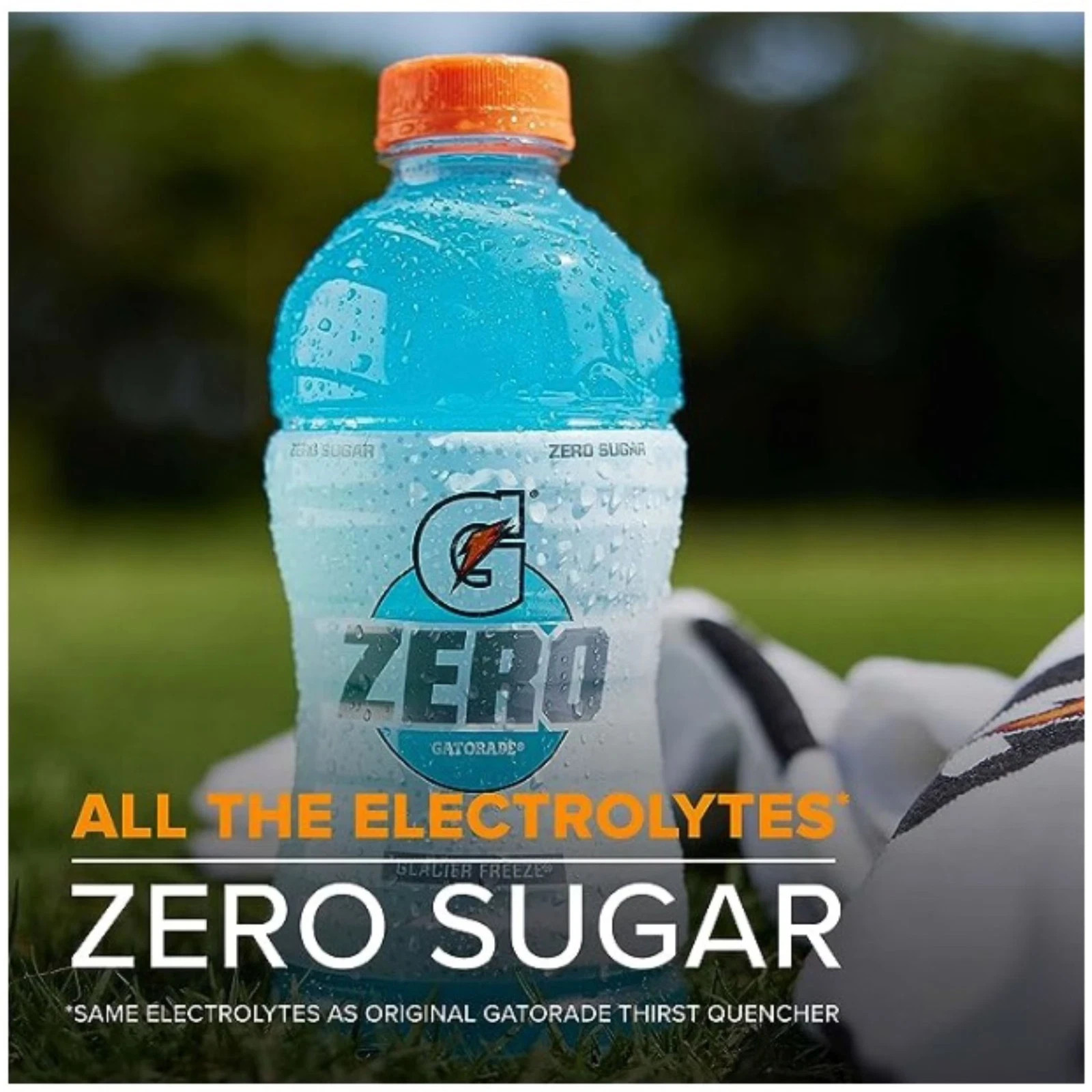 Gatorade Thirst Quencher Zero Sugar Sports Drink Glacier Freeze 12oz Bottles