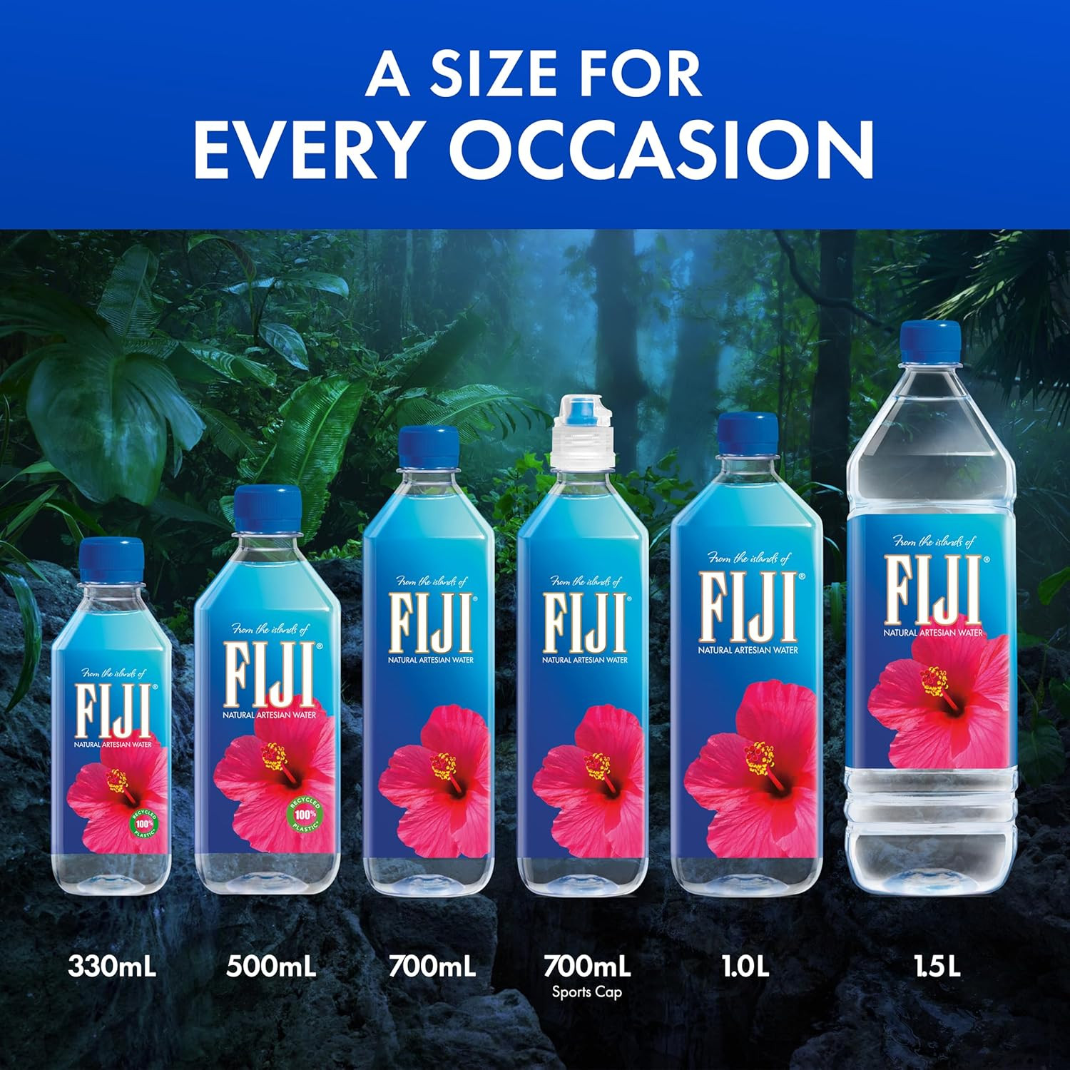 Natural Artesian Bottled Water 1 L 33.8 Fl oz Pack Of 12 Electrolytes