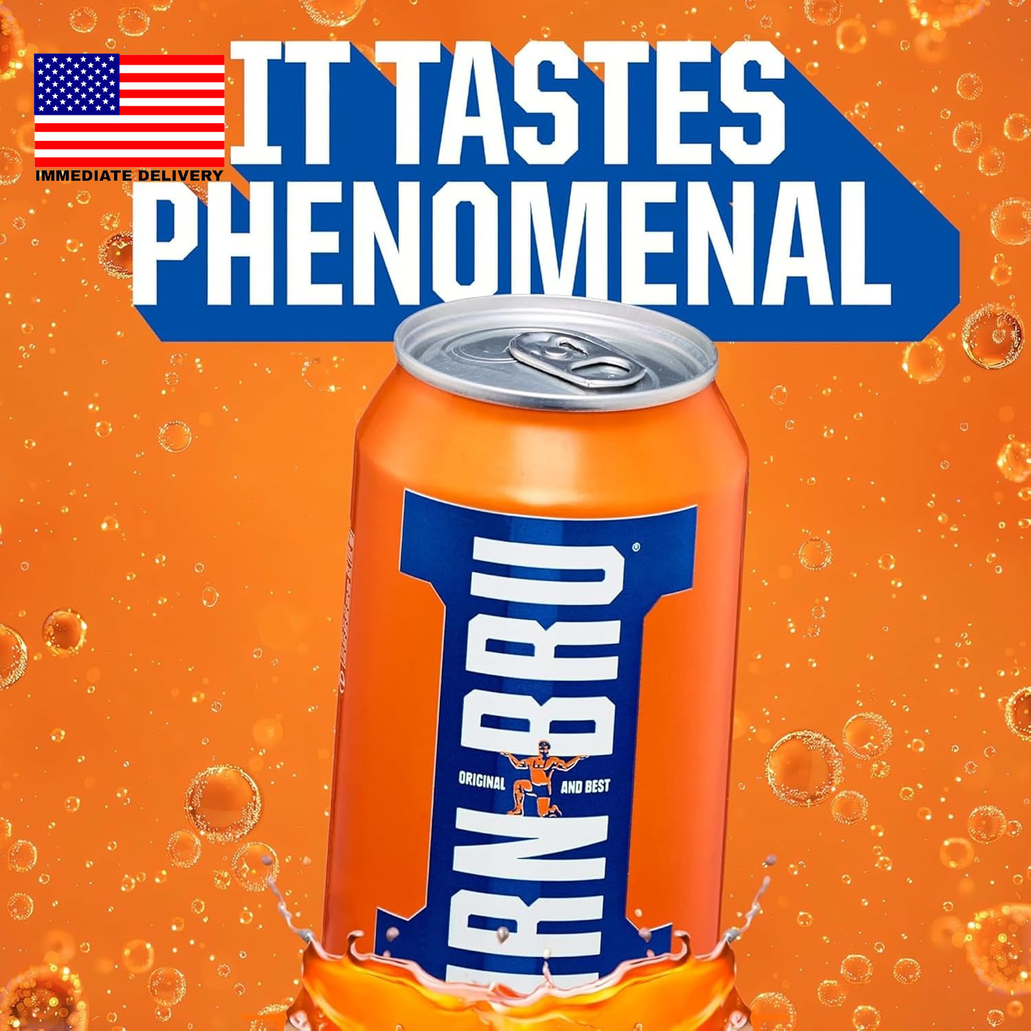 Original Scottish Sparkling Soda, Citrus Flavored Carbonated Drink – Sparkling F