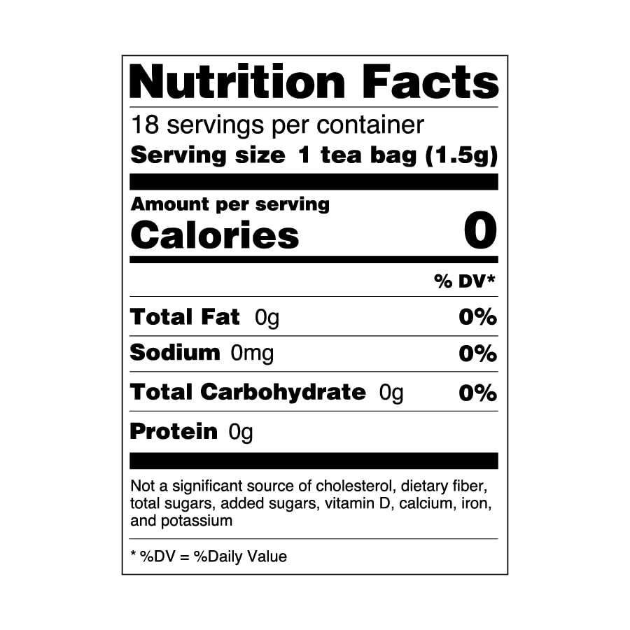 Organic Eyebright Tea – Caffeine-Free, Kosher, Non-GMO – 18 Bags