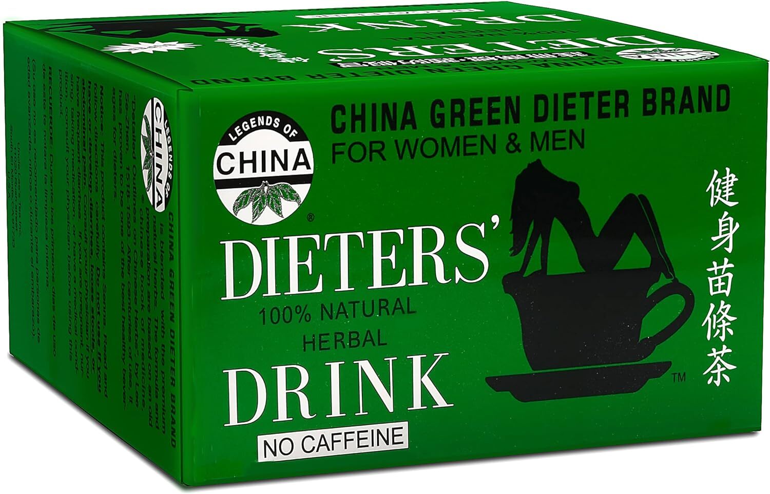 China Green Dieters Tea Caffeine Free, 2.12 Oz, 30 Count