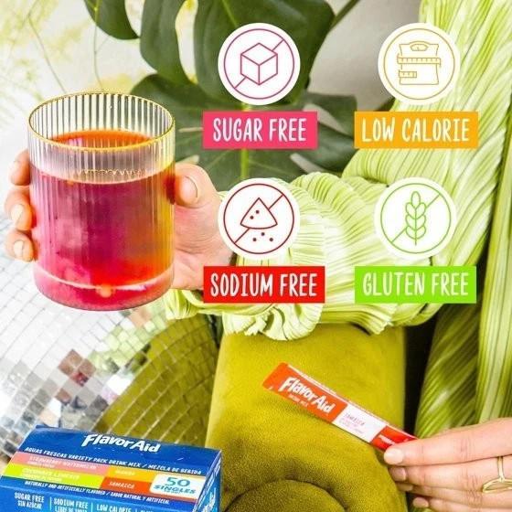 Flavor Aid Aguas Frescas Singles To Go Powdered Drink Mix Variety Pack 50 Count