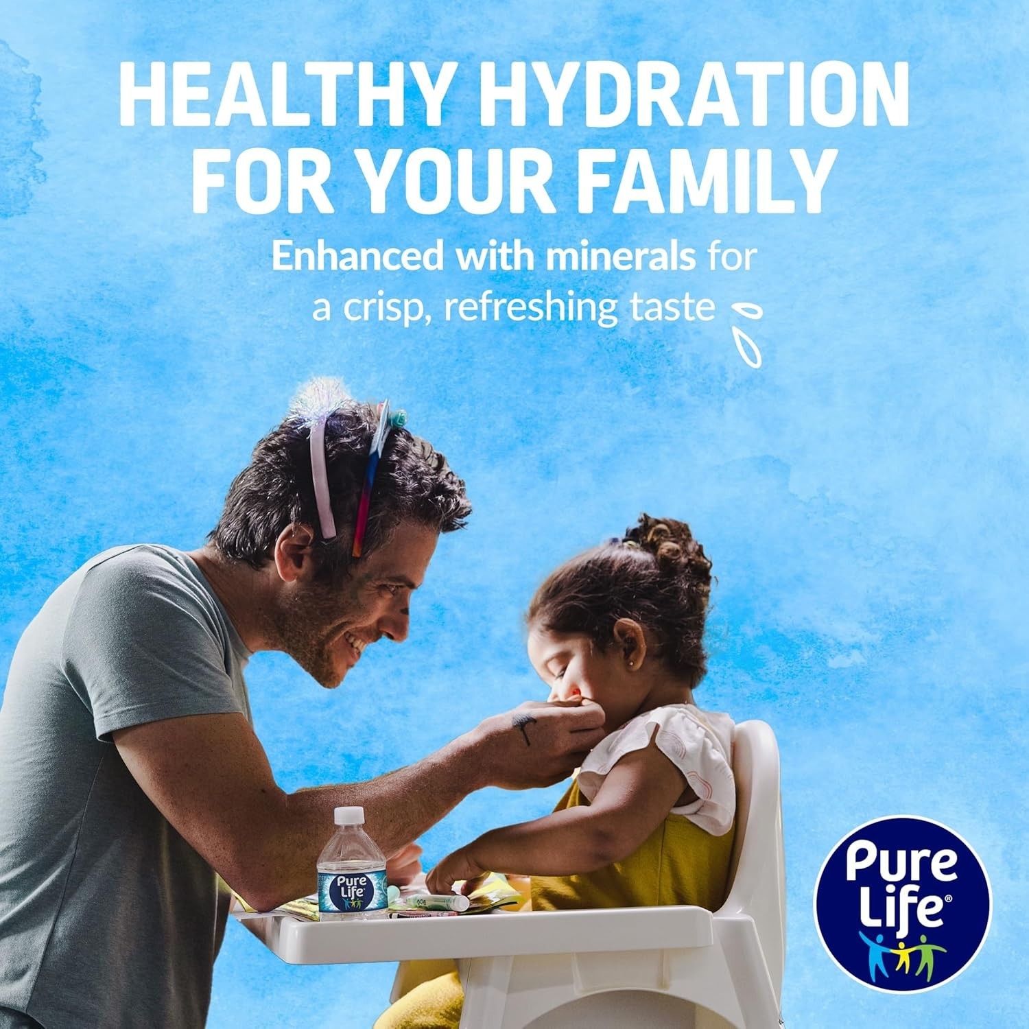 Pure Life, Purified Water, 8 Fl Oz, Plastic Bottled Water, 24 Pack