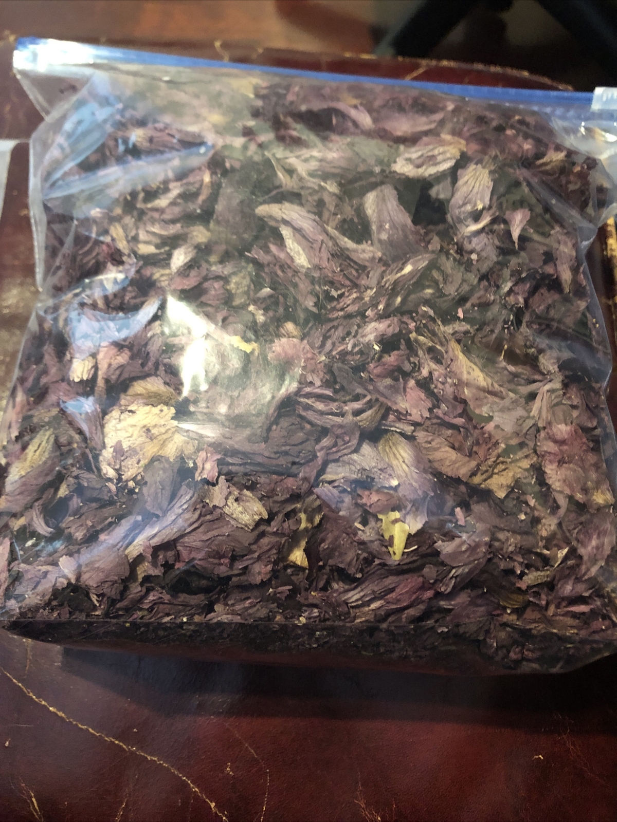 2oz Hibiscus Double Red Flower For Tea Dried Cut Packed USA Free Ship