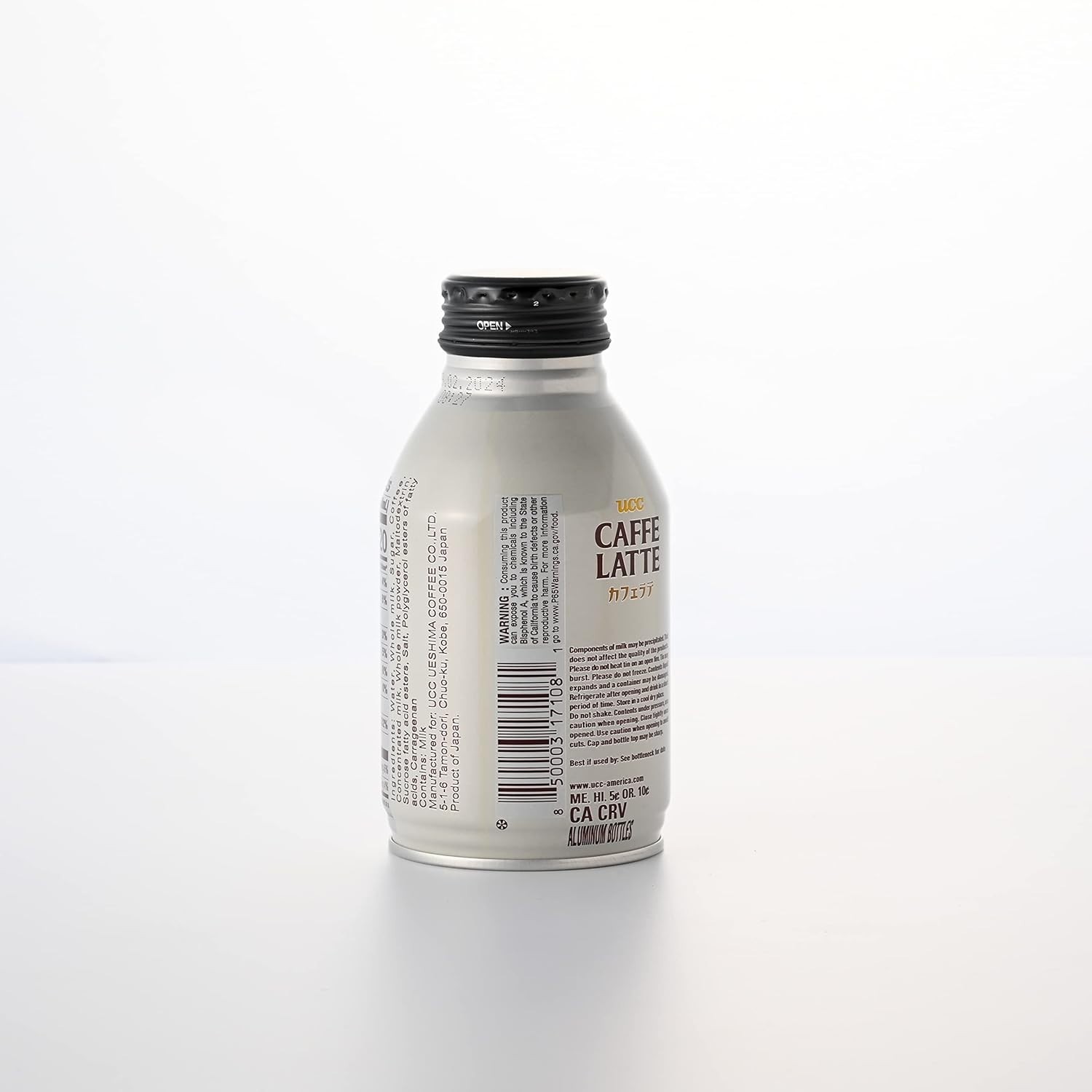 UCC Ready to Drink Caffe Latte, 8.79 FL OZ (Pack of 24), Imported from Japan