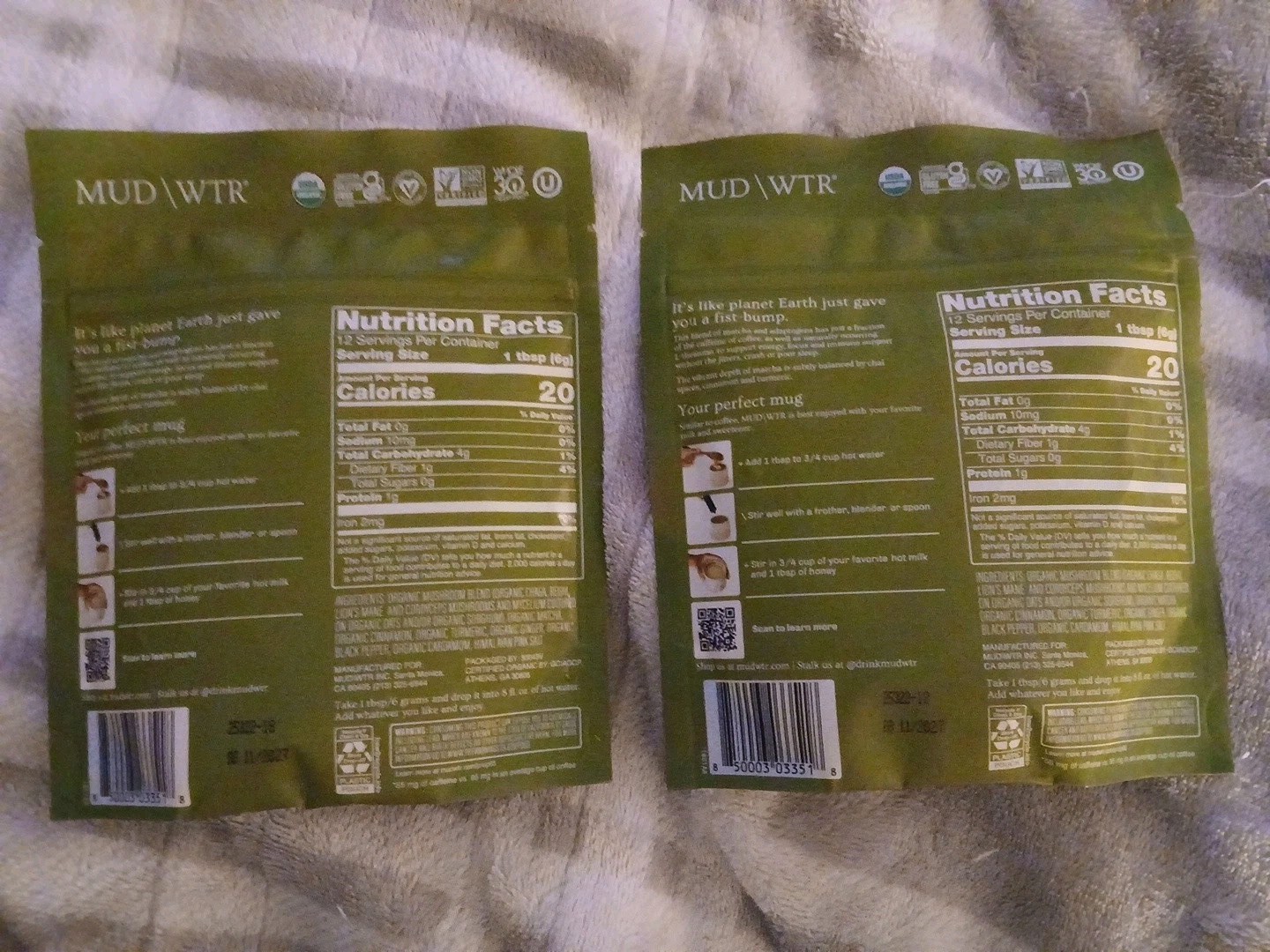 (2) MUD WTR: RISE MATCHA Organic – 2.5oz EXP 11/2027
