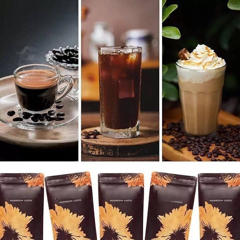 2026 New Mushroom Coffee Organic Coffee 30 Servings in one Pack – No odor US