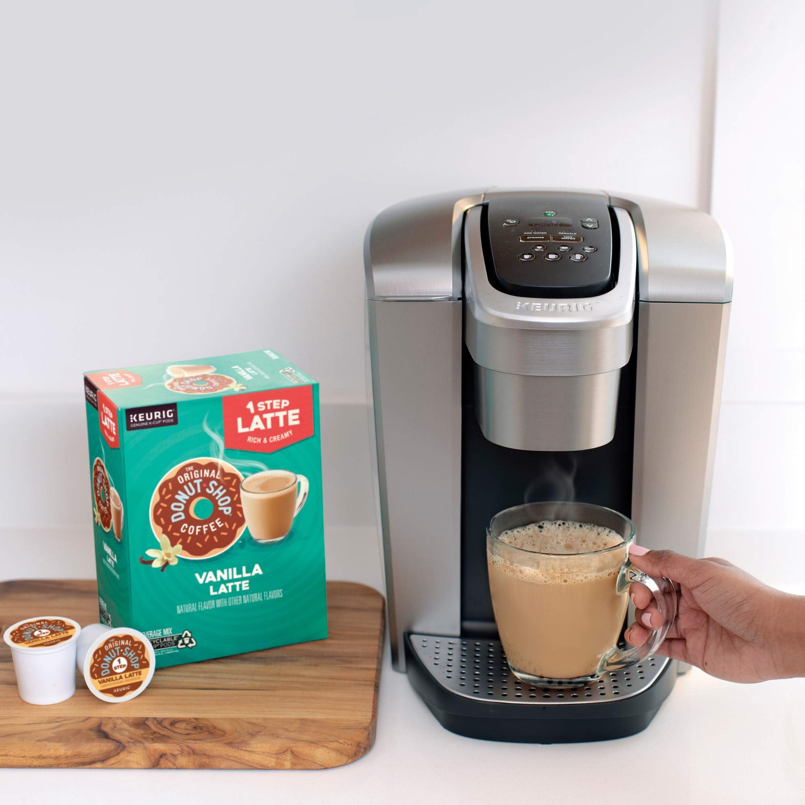 The Original Donut Shop Vanilla Latte Single-Serve Keurig K-Cup Pods 20 Count