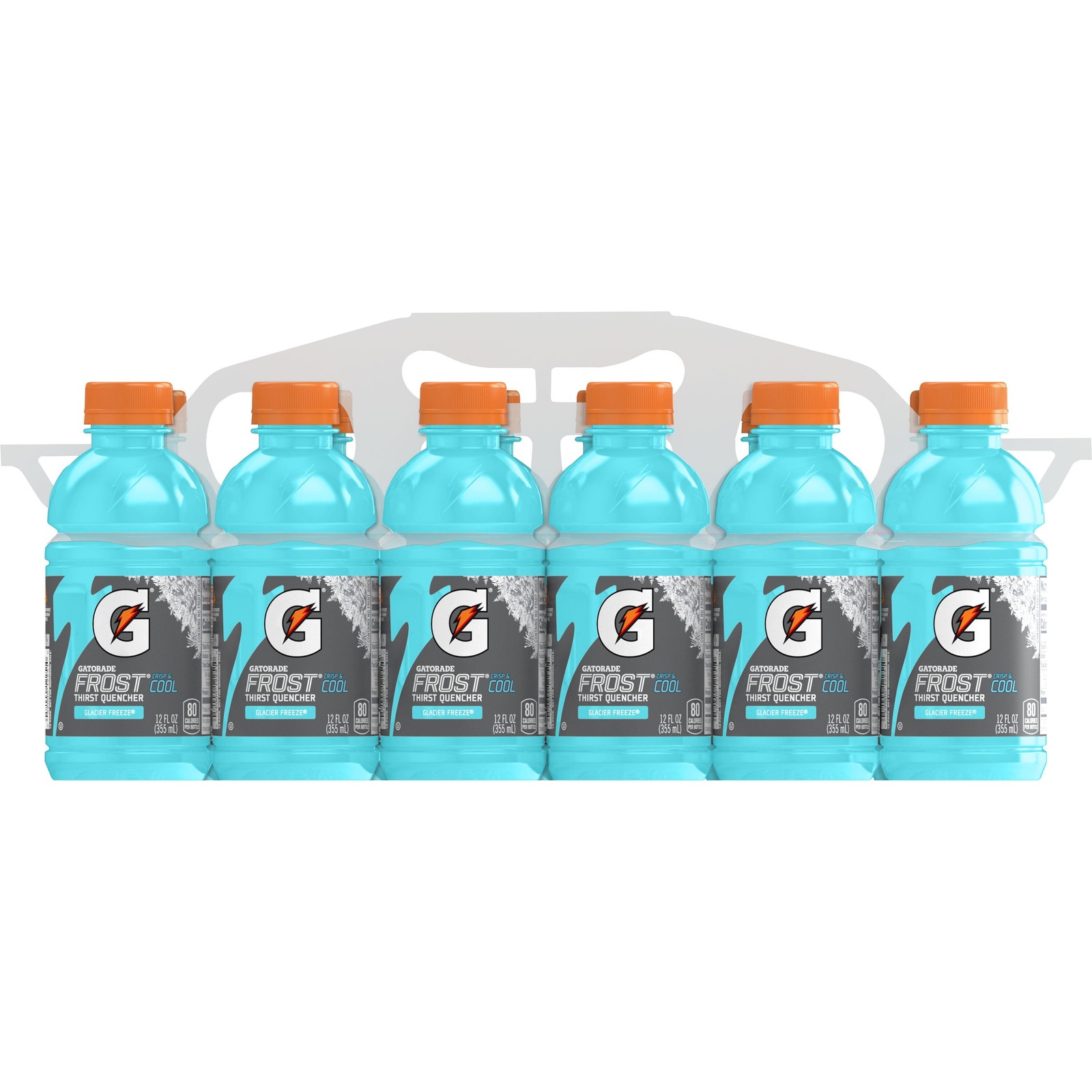 Gatorade Frost Thirst Quencher Glacier Freeze Sports Drinks, 12 fl oz, 12 Count